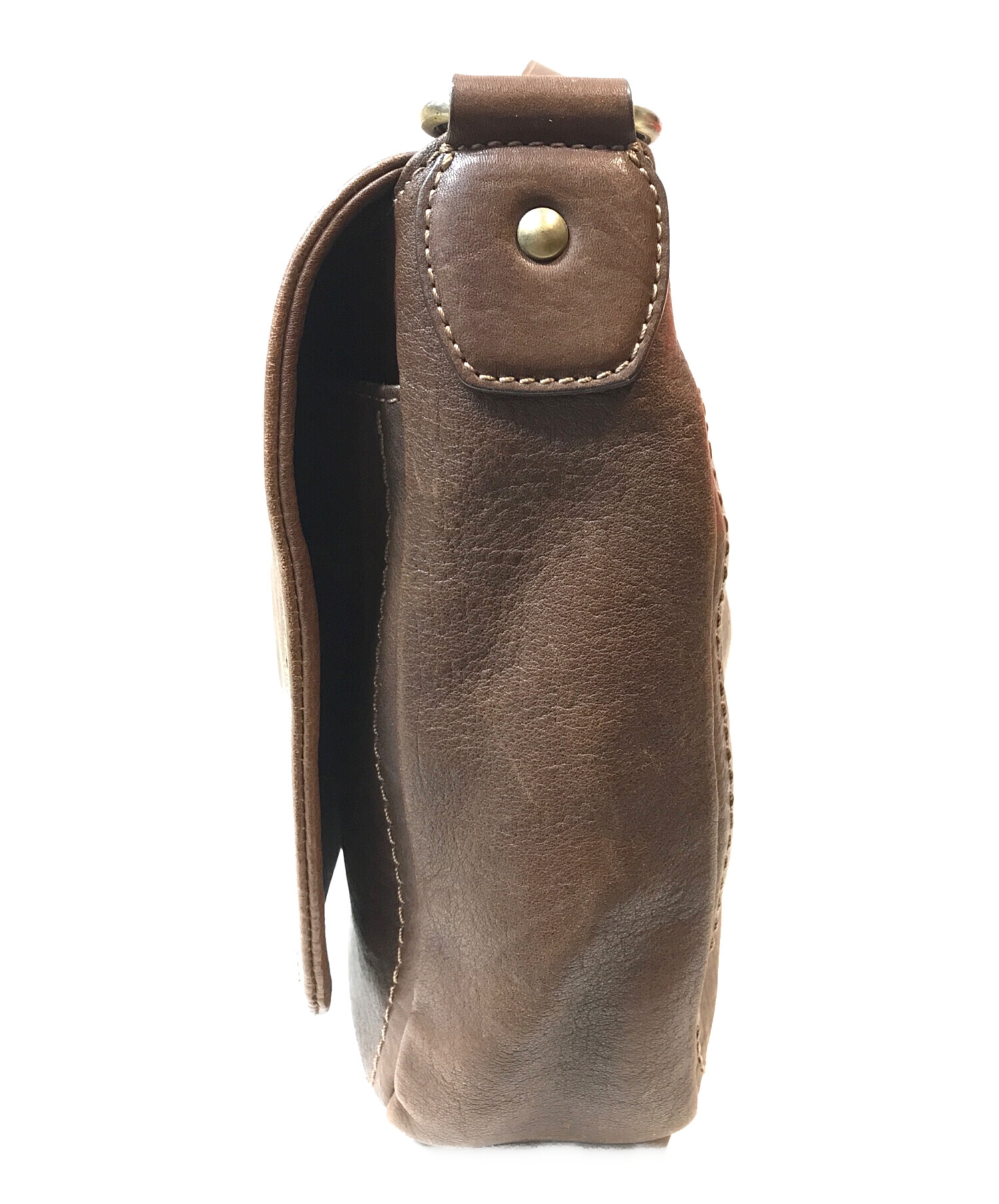 中古・古着通販】土屋鞄 (ツチヤカバン) レザーフラップ