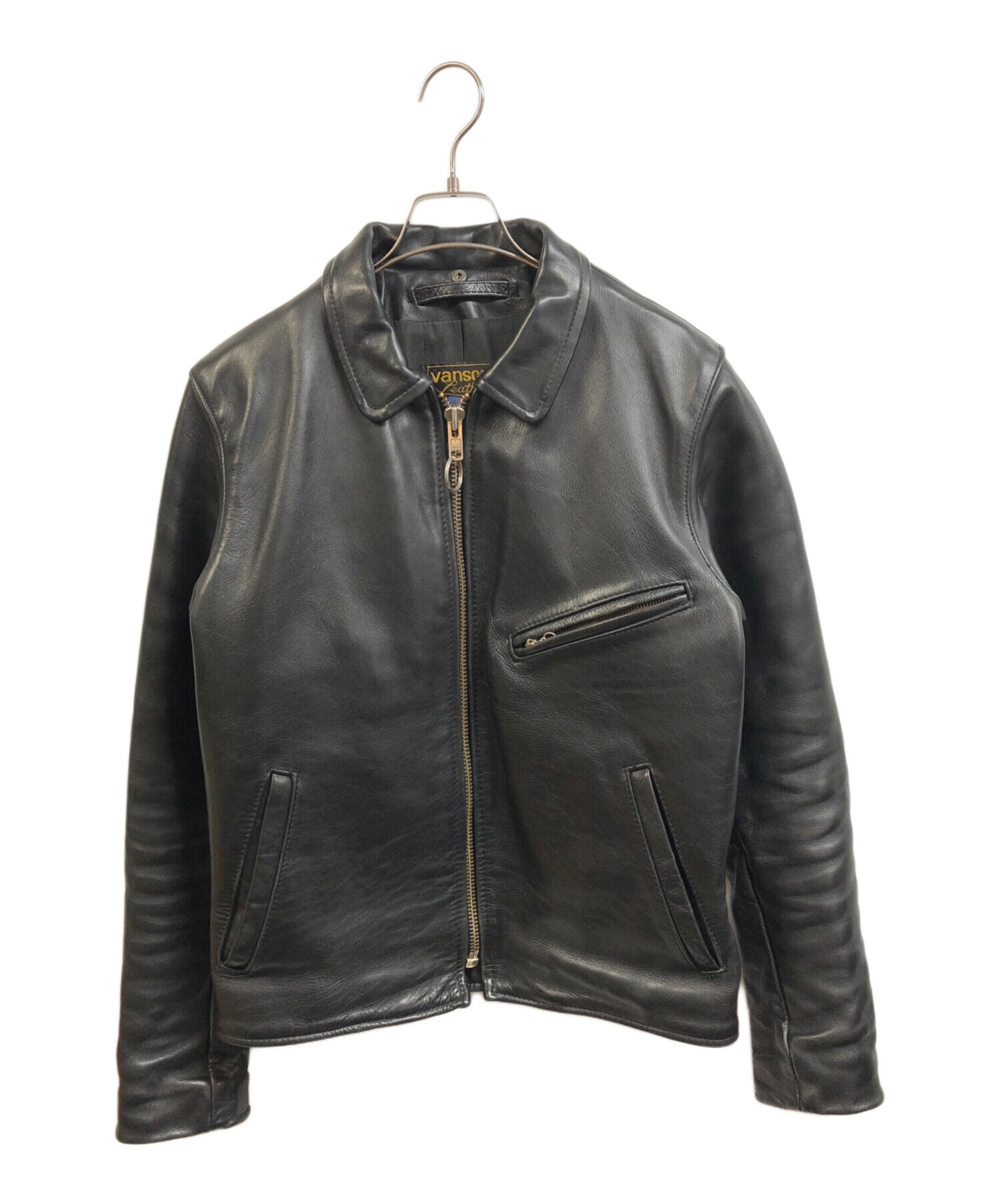 中古・古着通販】VANSON (バンソン) シングルライダースジャケット 