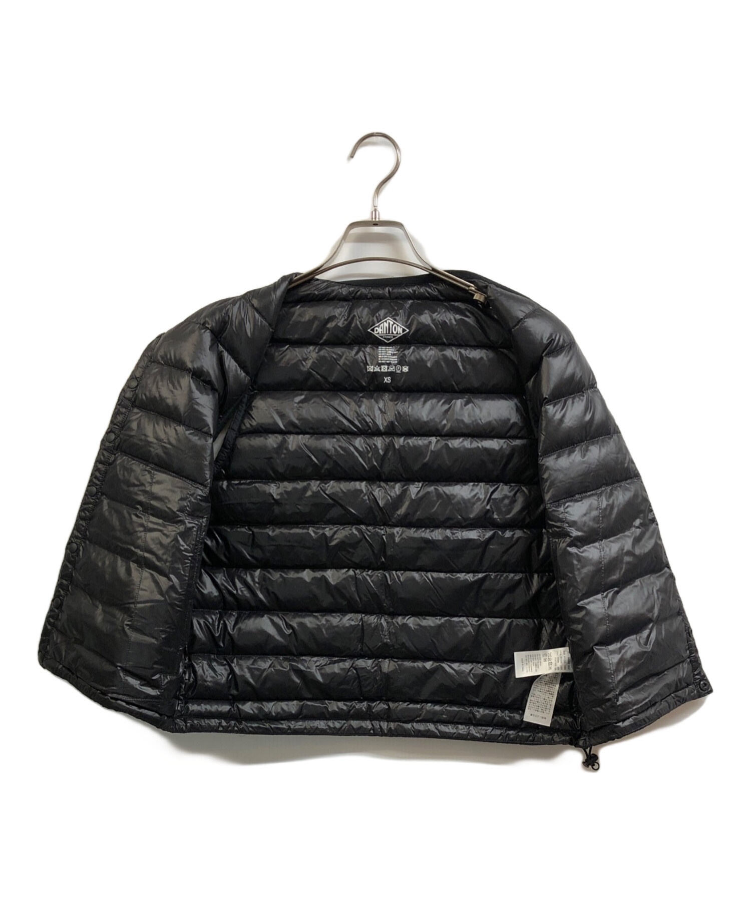 DANTON ブラック ダウンベスト XS DANTON ブラック ダウンベスト XS DANTON ブラック ダウンベスト