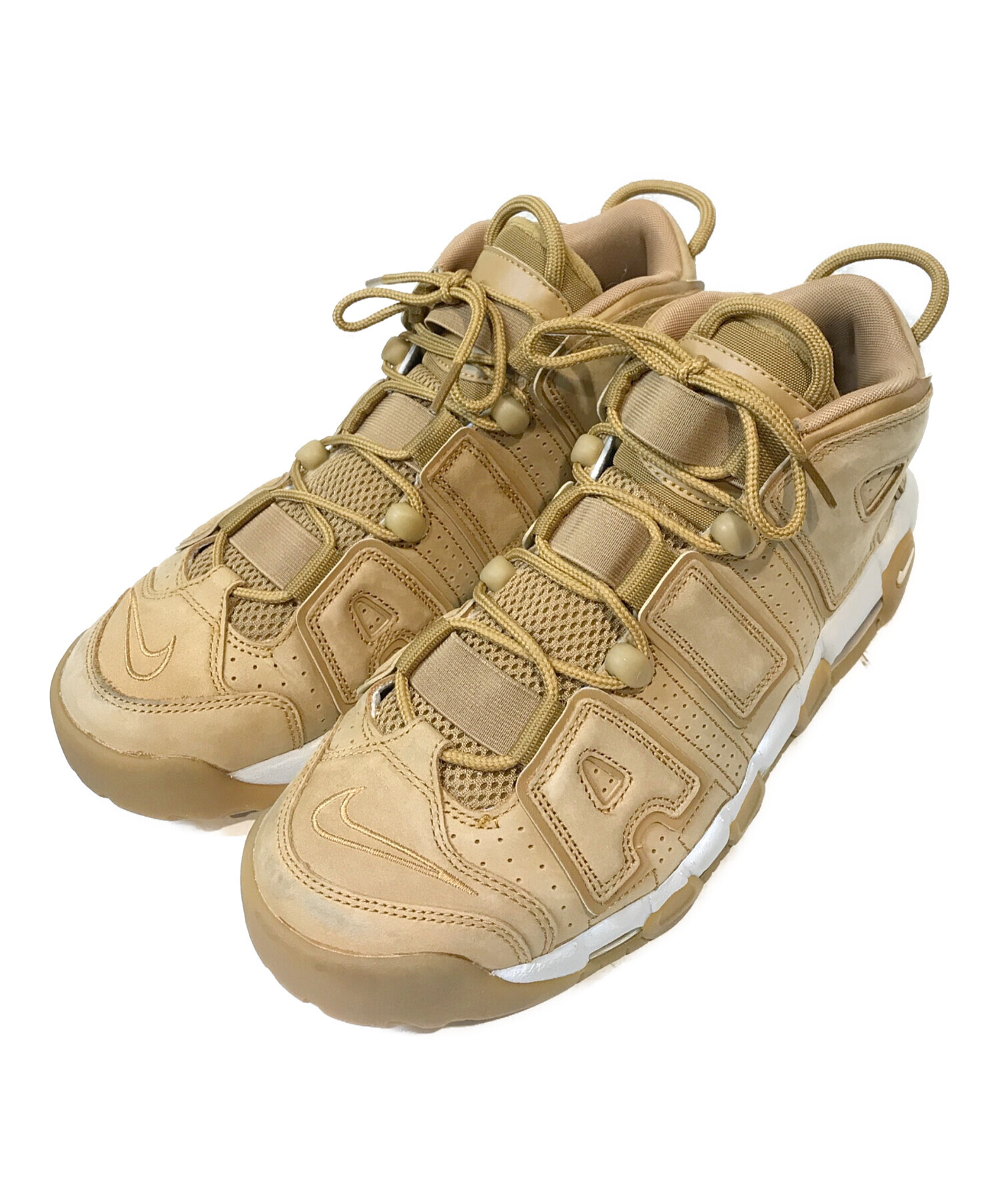 Nike Air More Uptempo 96 ブラウン NIKE AIR MORE UPTEMPO '96 BAROQUE BROWN/SESAME-PALE IVORY（ナイキ