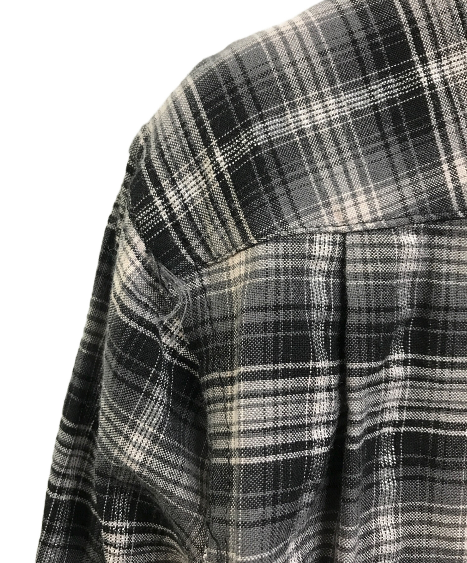 中古・古着通販】DAIRIKU (ダイリク) 23AWRibbon Tie Check Shirt