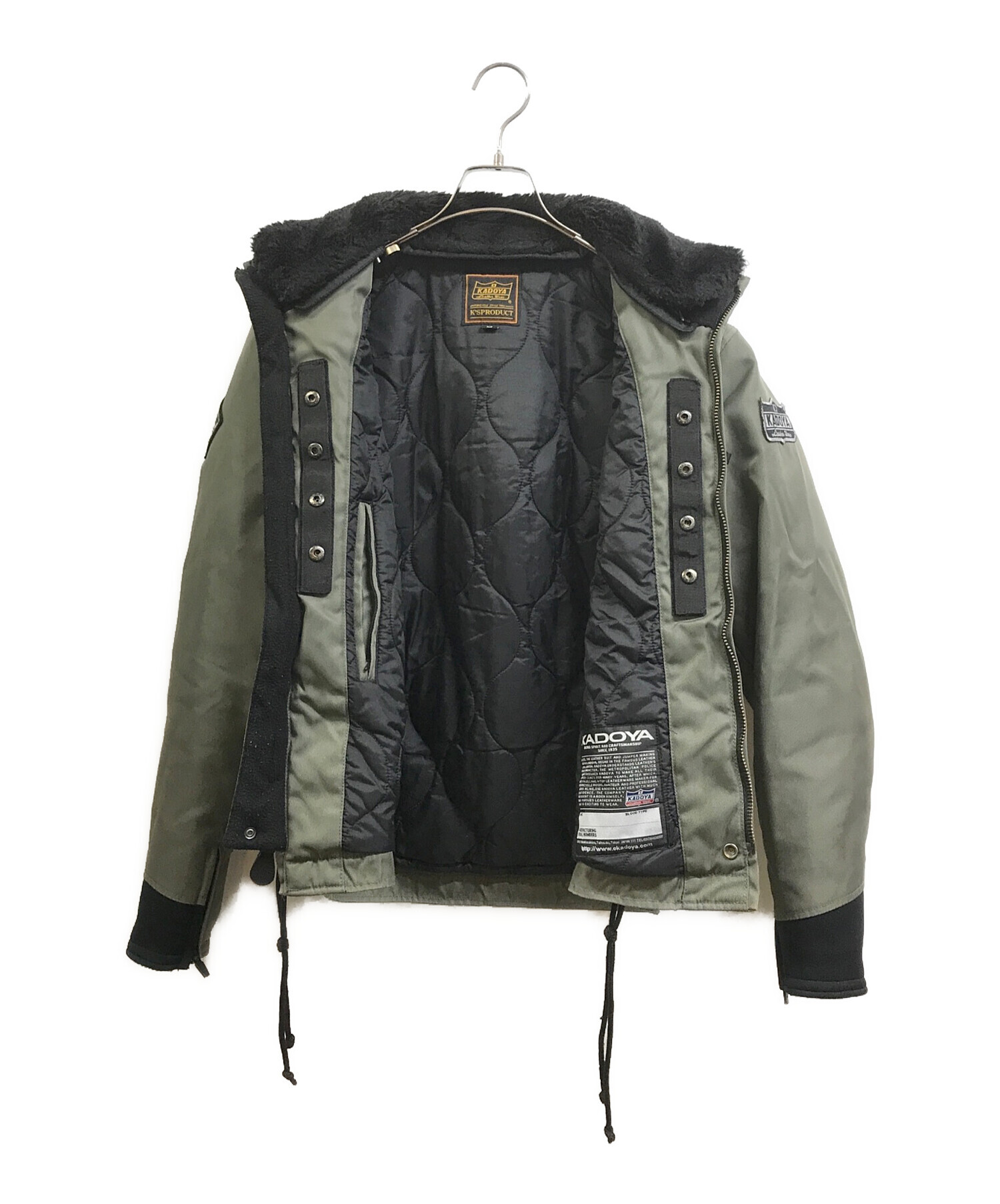 中古・古着通販】KADOYA (カドヤ) ウインタージャケット グリーン