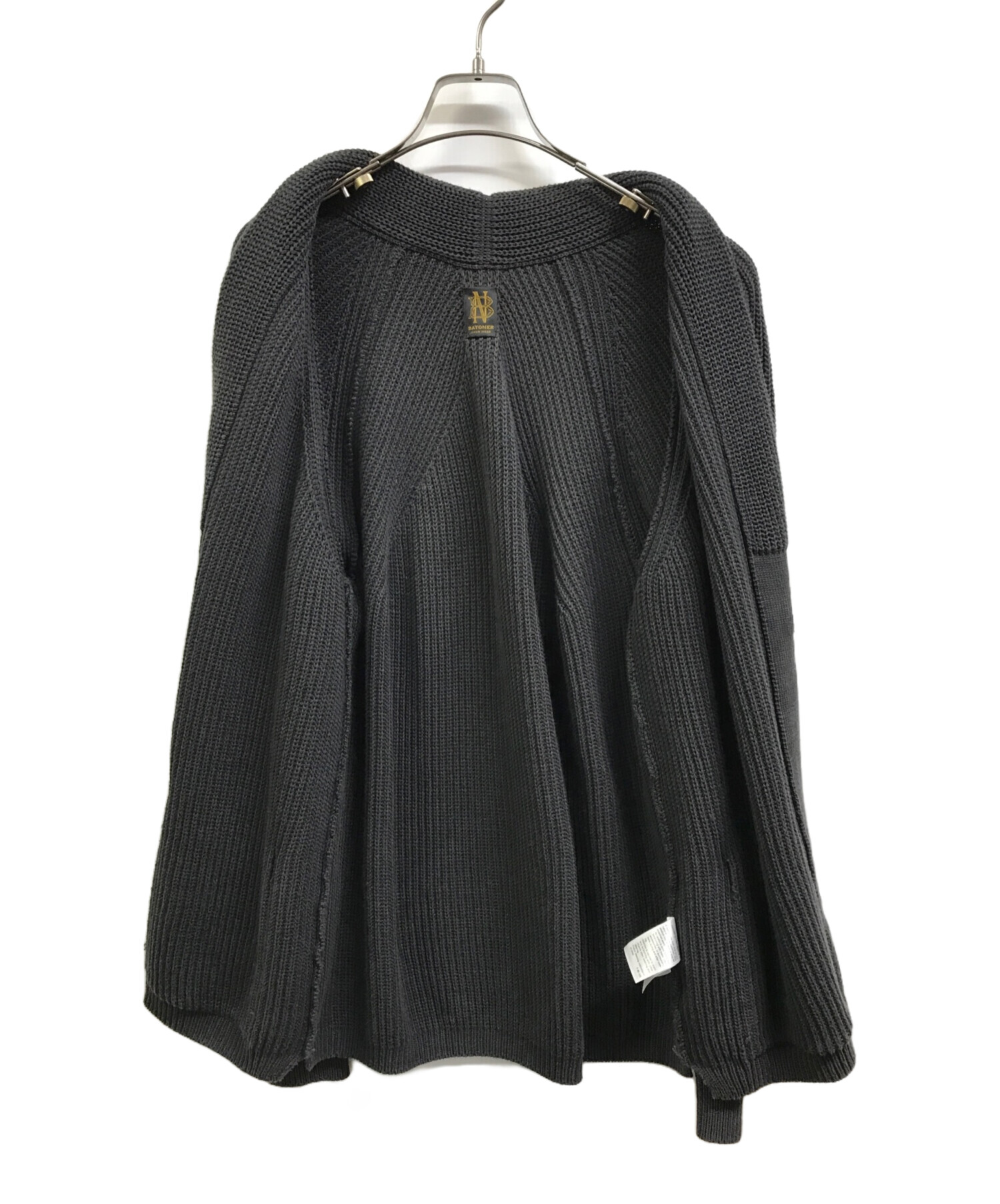 中古・古着通販】BATONER (バトナ―) ハイカウントニット