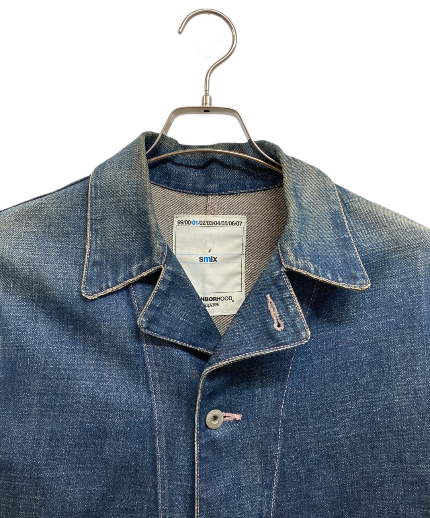 中古・古着通販】NEIGHBORHOOD (ネイバーフッド) リペア加工デニム 中古・古着通販】NEIGHBORHOOD (ネイバーフッド) リペア加工デニム