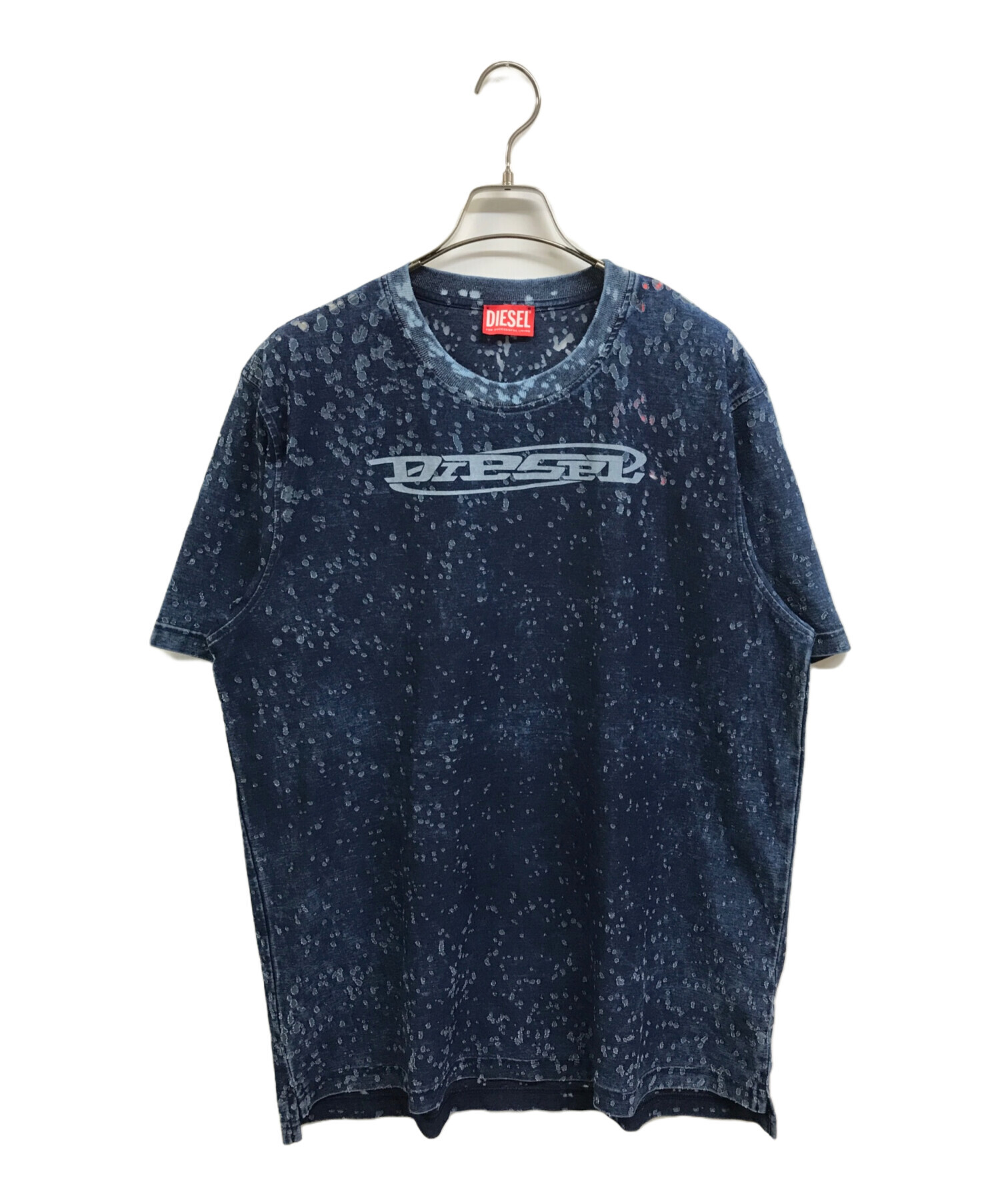 中古・古着通販】DIESEL (ディーゼル) Tシャツ ネイビー サイズ:XL 未 