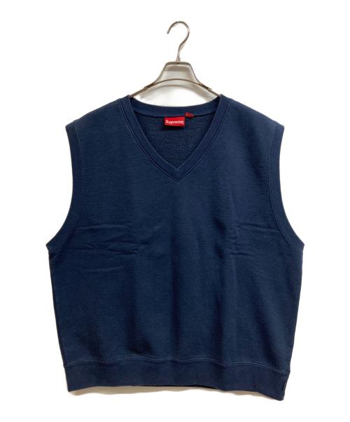 中古・古着通販】Supreme (シュプリーム) Sweatshirt Vest ネイビー