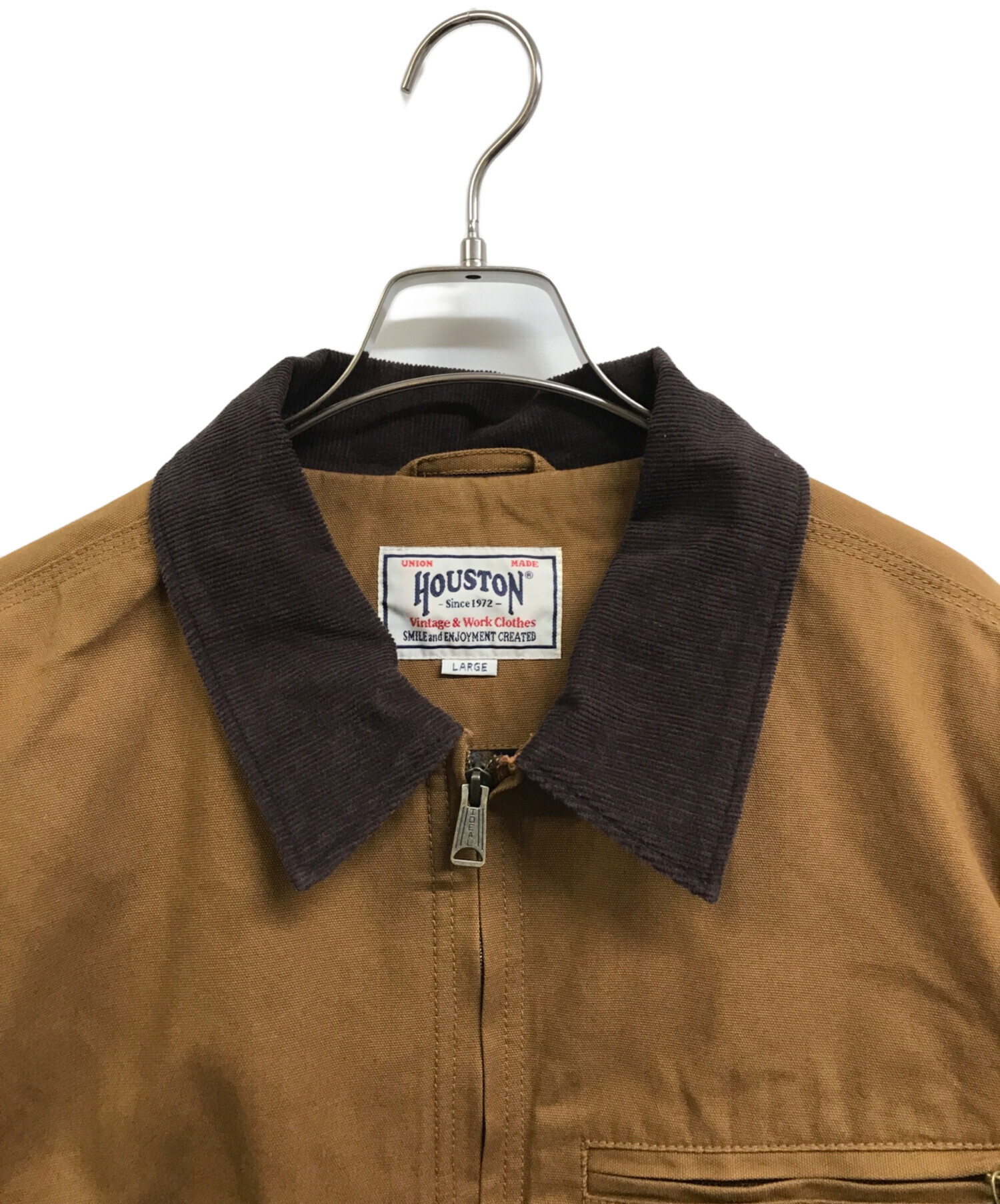 中古・古着通販】HOUSTON (ヒューストン) ダックジップワーク