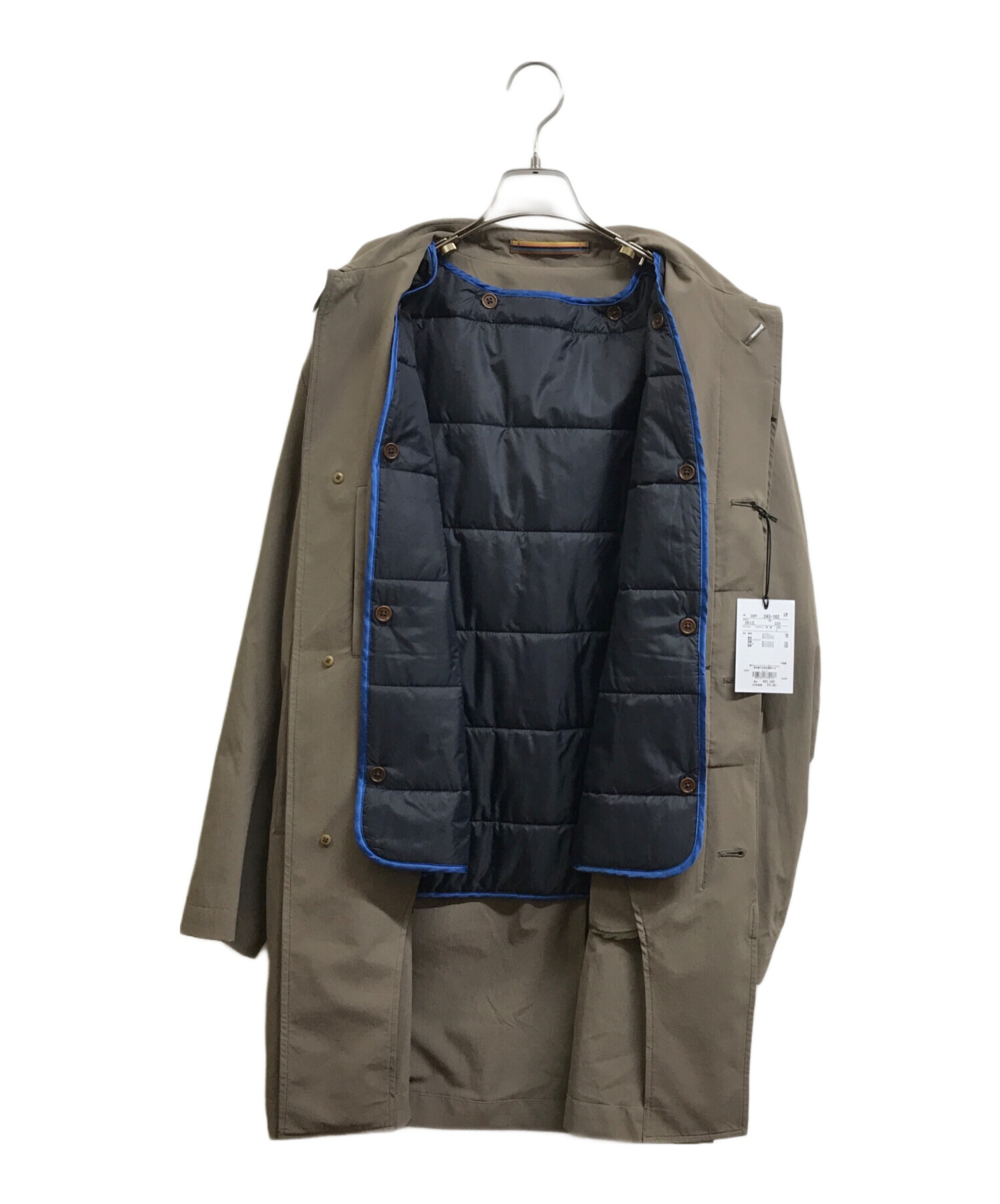 【まっさーの】ポールスミス　パフォーマンスストレッチ　ステンカラーコート 中古・古着通販】PAUL SMITH (ポールスミス) パフォーマンスストレッチ