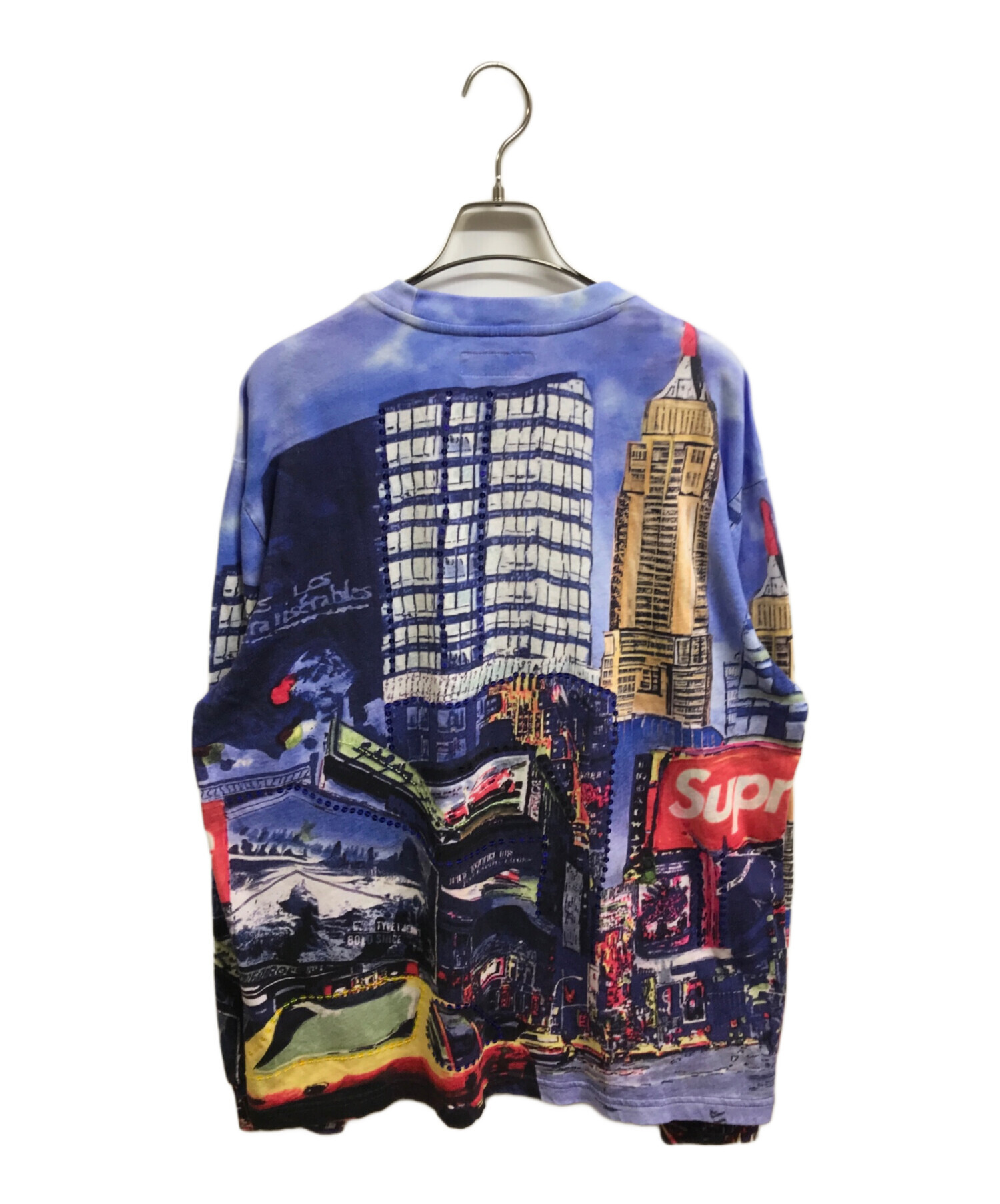 中古・古着通販】SUPREME (シュプリーム) Skyline Sequin L/S パープル 