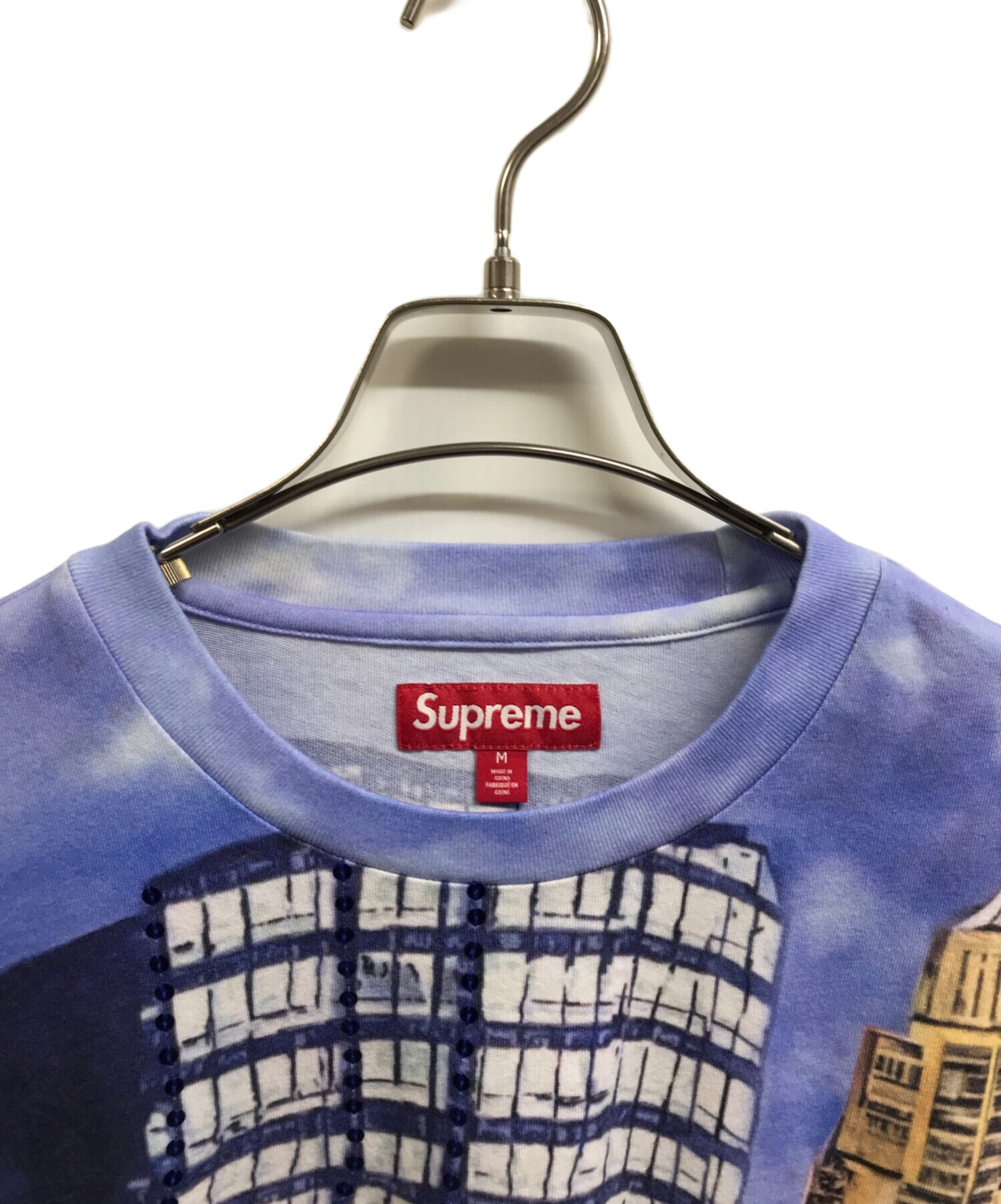 中古・古着通販】SUPREME (シュプリーム) Skyline Sequin L/S パープル 