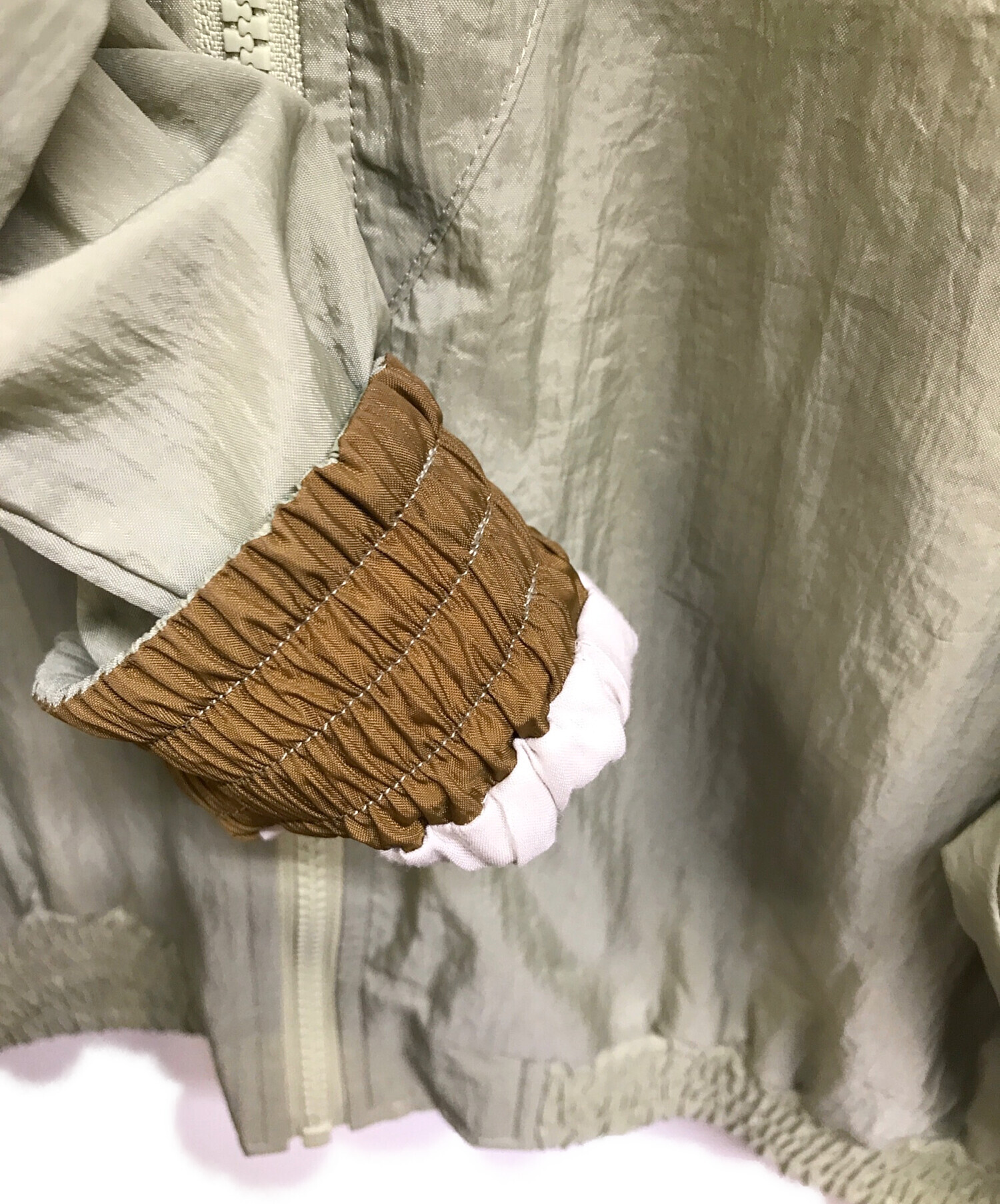 ＜6(ROKU)＞ナイロン バイカラー ブルゾン 6（ロク）の「＜6(ROKU)＞ナイロン バイカラー ブルゾン（ナイロン