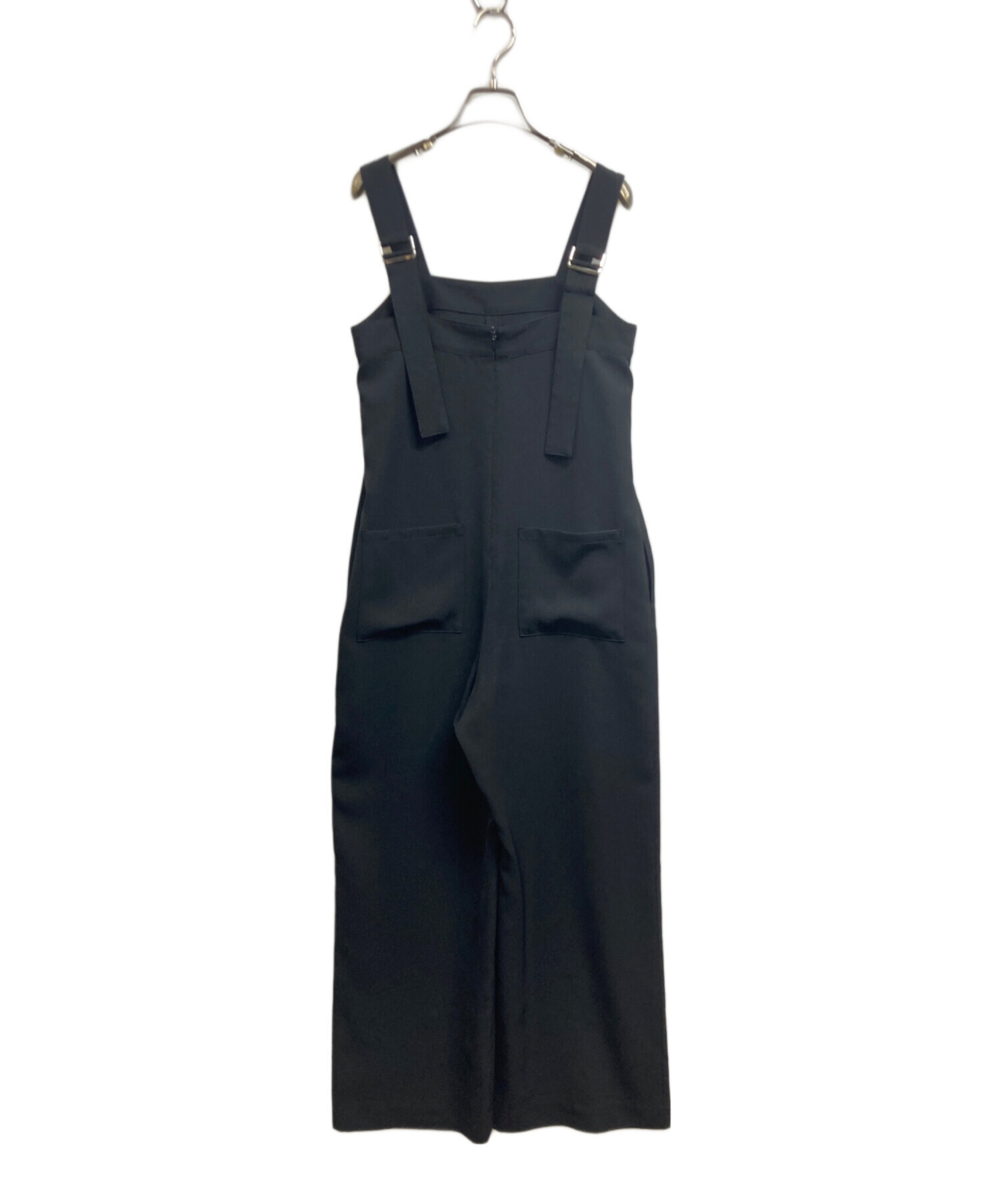 美品ユナイテッドアローズブラックサロペット・オーバーオール 中古・古着通販】UNITED ARROWS (ユナイテッドアローズ) バックベルト