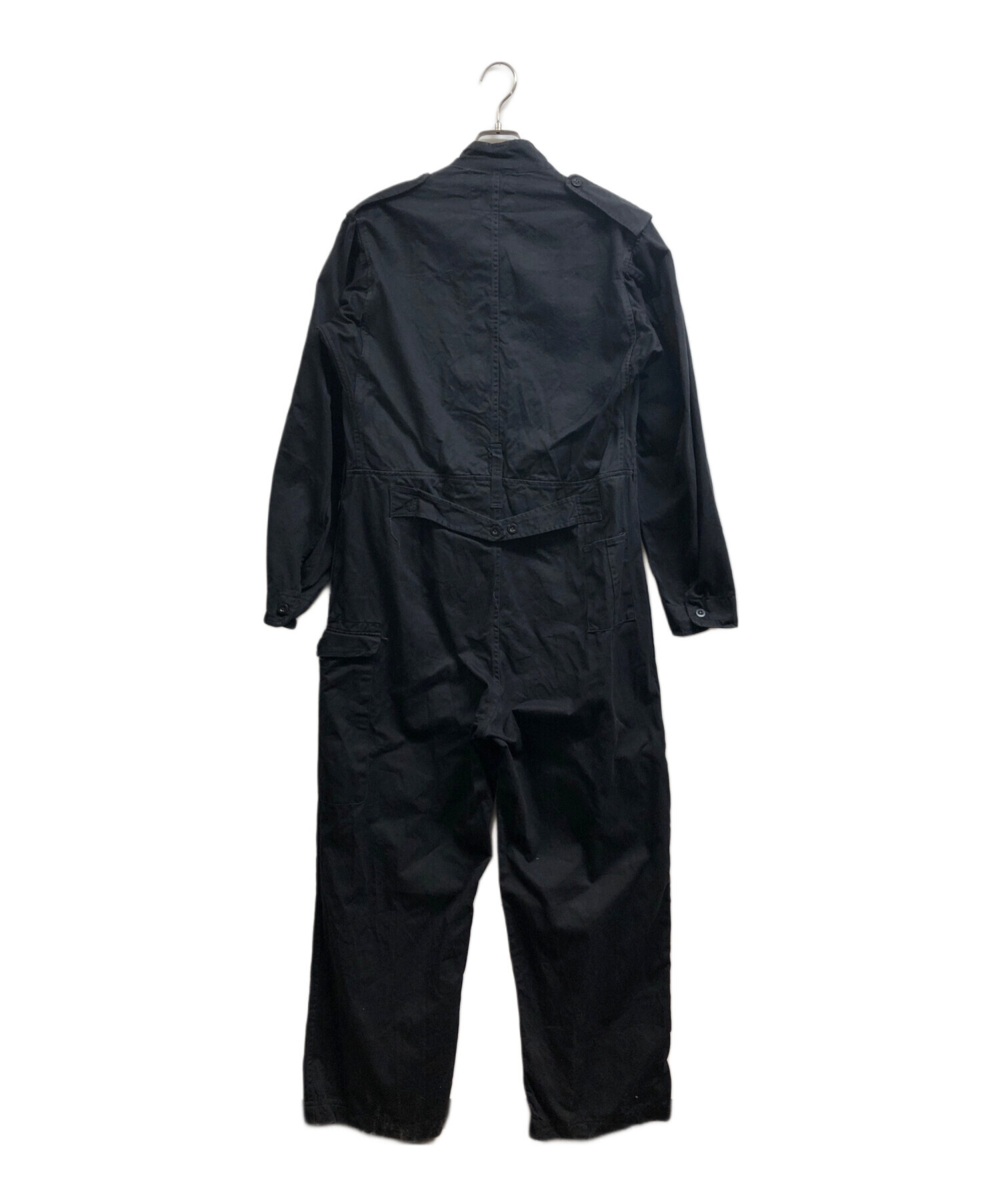 中古・古着通販】MILITARY (ミリタリー) ジャンプスーツ ブラック 