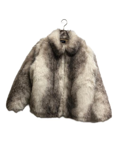 BREATH FAUX FUR JACKET ヌビアン BADHOP FAUX FUR JACKET / MOSS – BREATH - サイズ 着丈 身幅 肩幅 袖丈 M