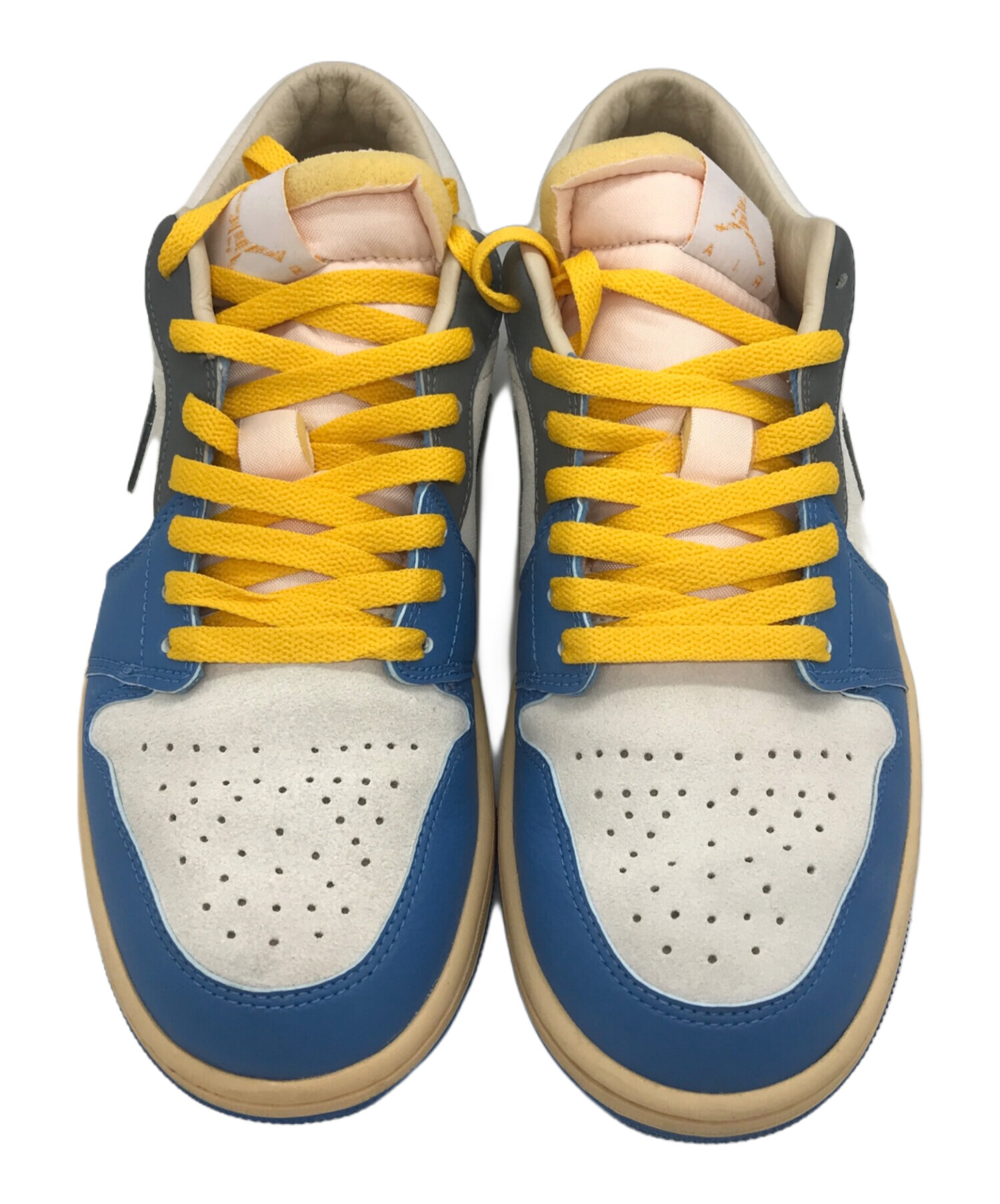 中古・古着通販】NIKE (ナイキ) AIR JORDAN 1 LOW SE ブルー×イエロー  