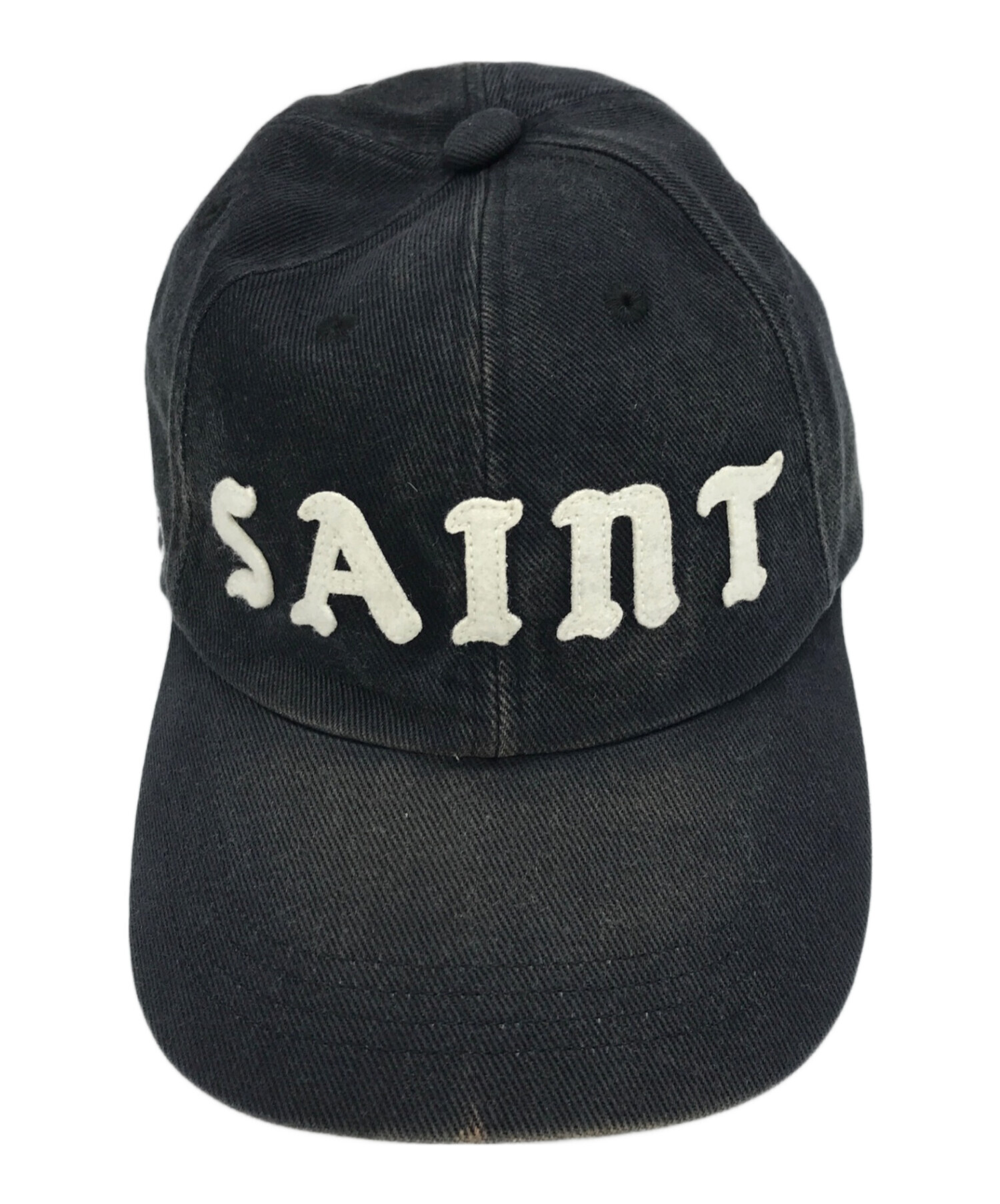 中古・古着通販】SAINT MICHAEL (セントマイケル) 6PANEL CAP ブラック