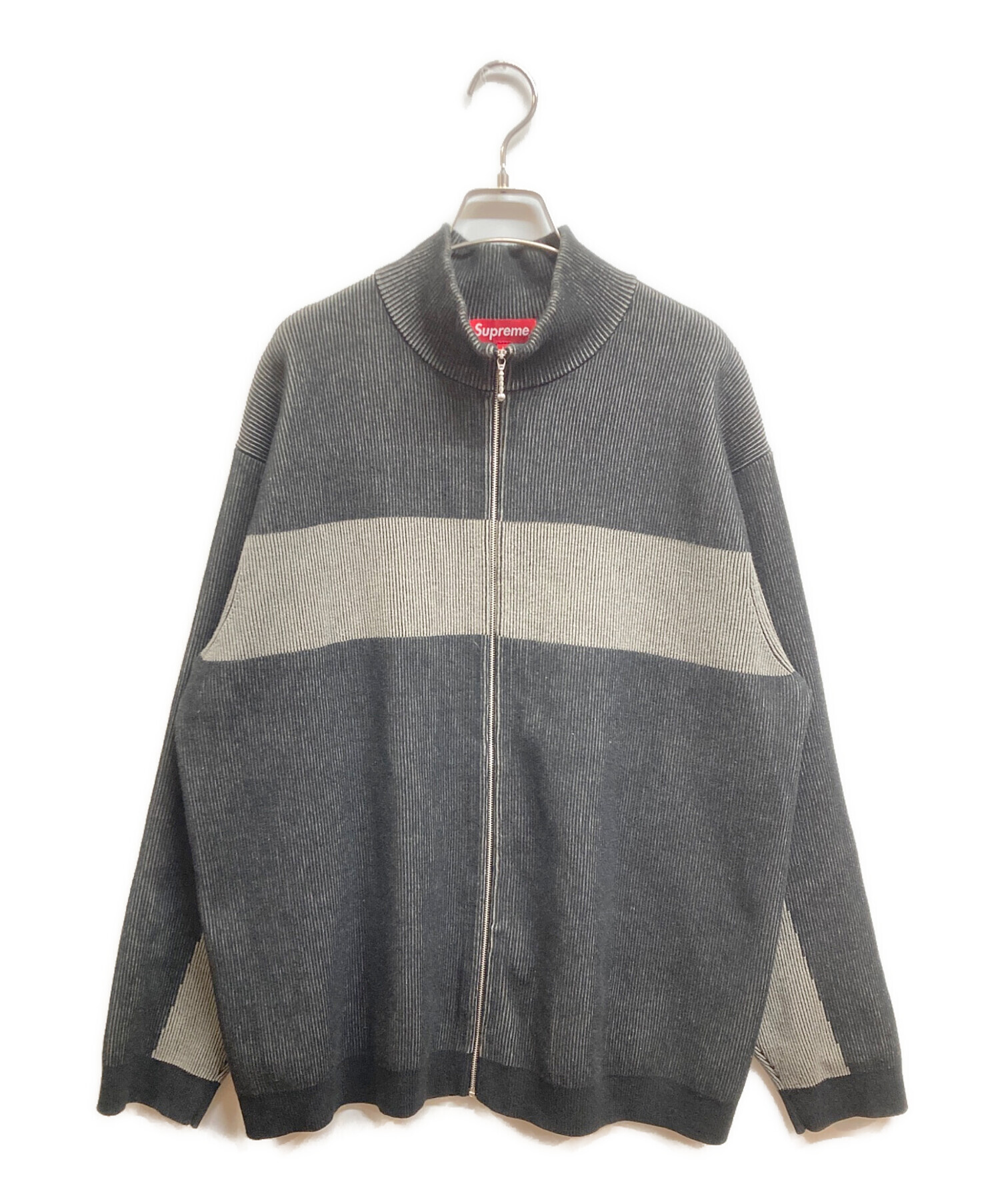 中古・古着通販】SUPREME (シュプリーム) 2-Tone Ribbed Zip Up 