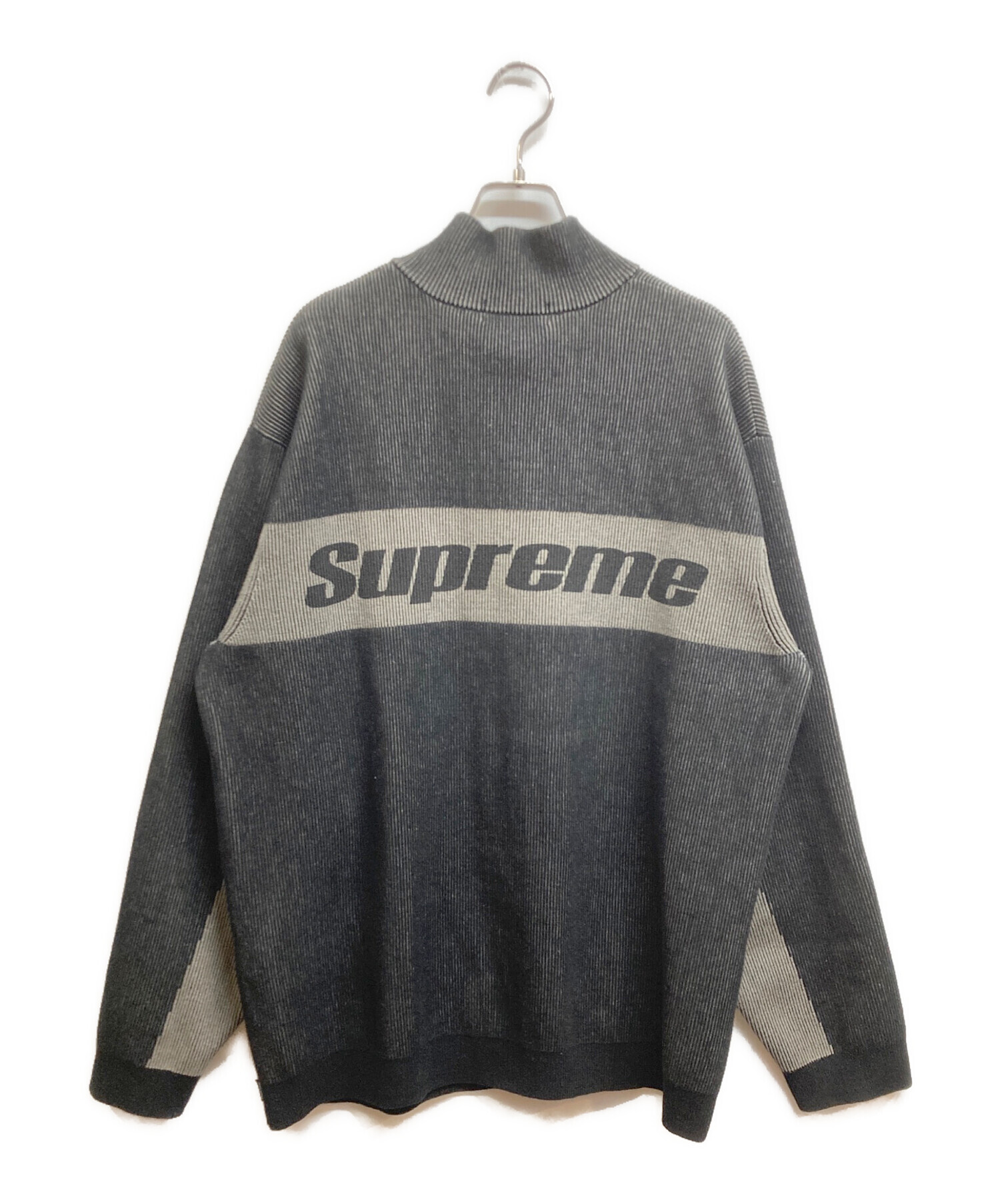 中古・古着通販】SUPREME (シュプリーム) 2-Tone Ribbed Zip Up 