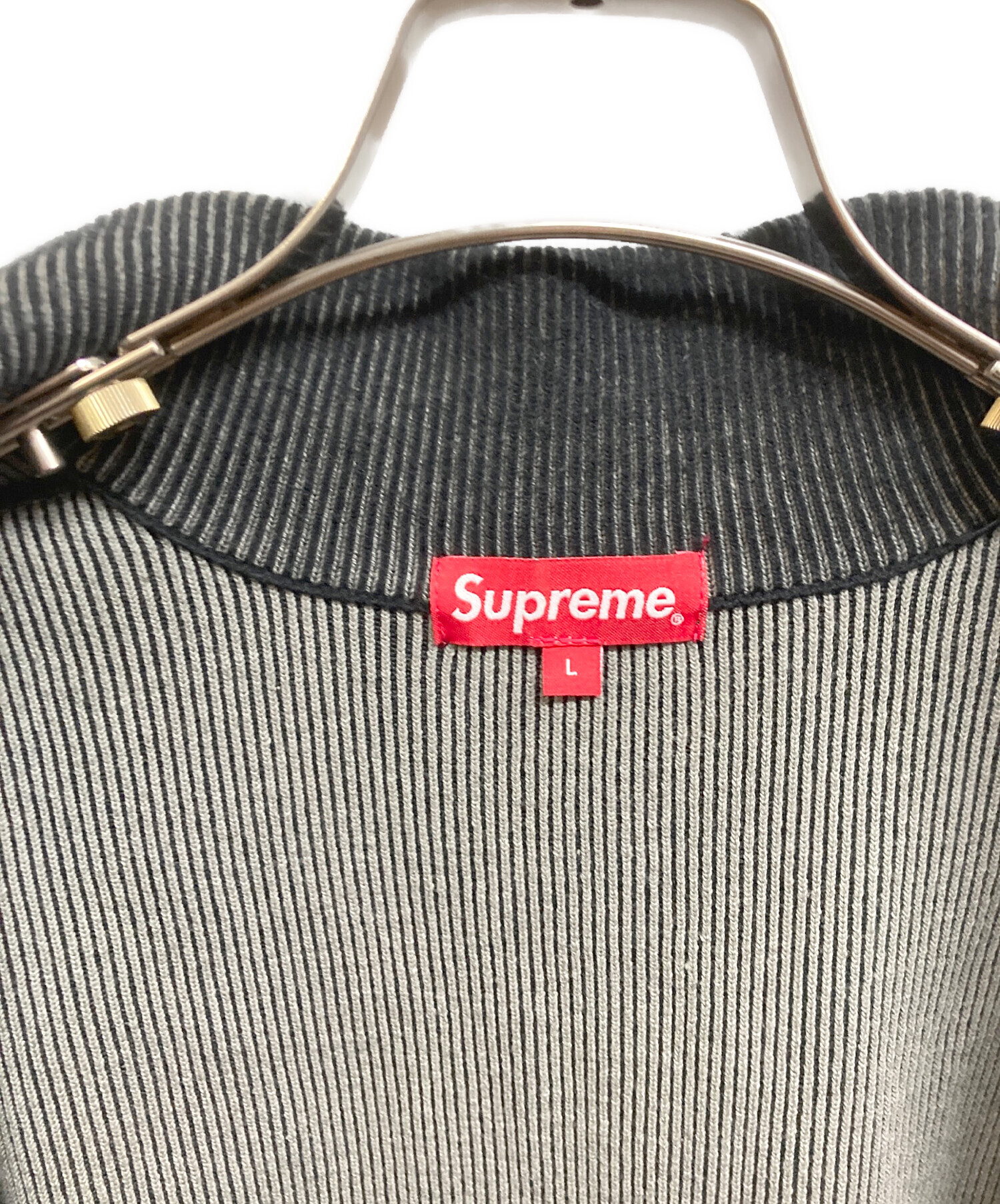 中古・古着通販】SUPREME (シュプリーム) 2-Tone Ribbed Zip Up 