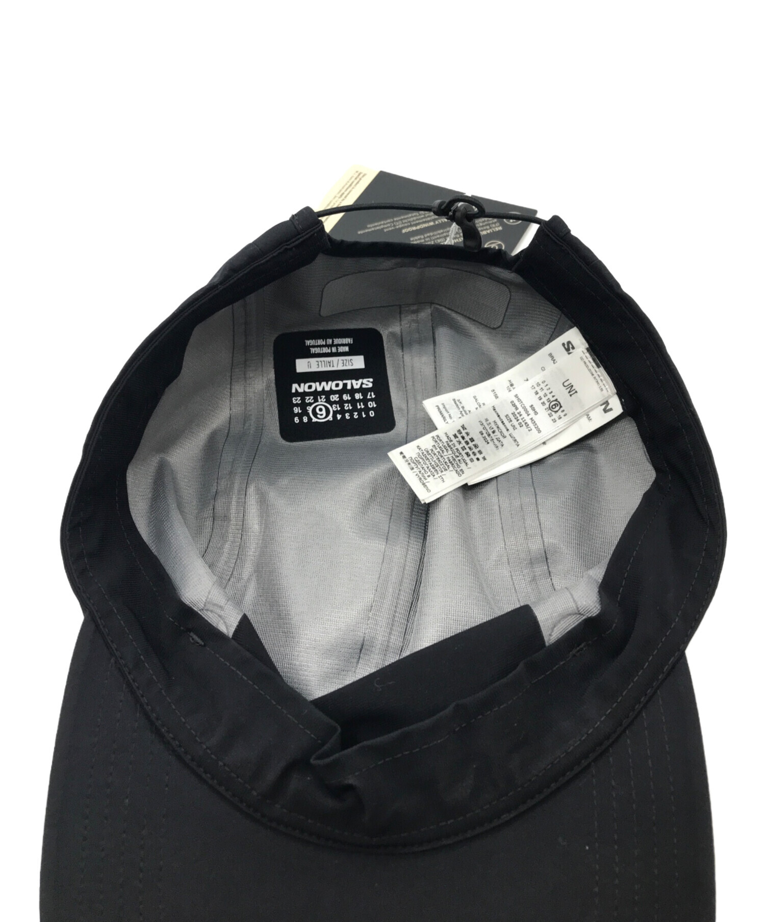 SALOMON MM6 Maison Margiela キャップ ブラック MM6 x SALOMON エムエムシックス メゾンマルジェラ サロモン