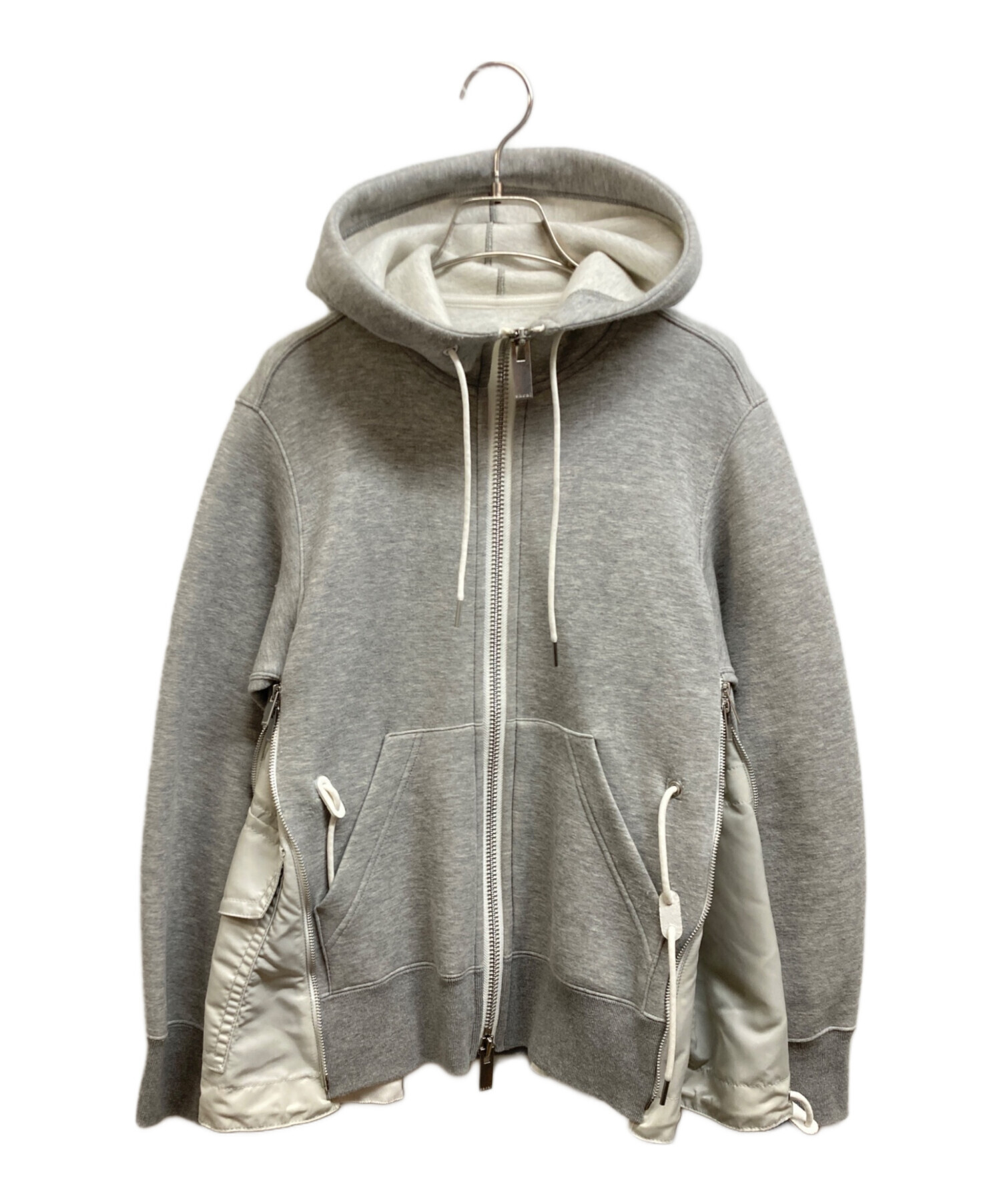 中古・古着通販】sacai (サカイ) Sponge Sweat × MA-1 Zip Up Hoodie 