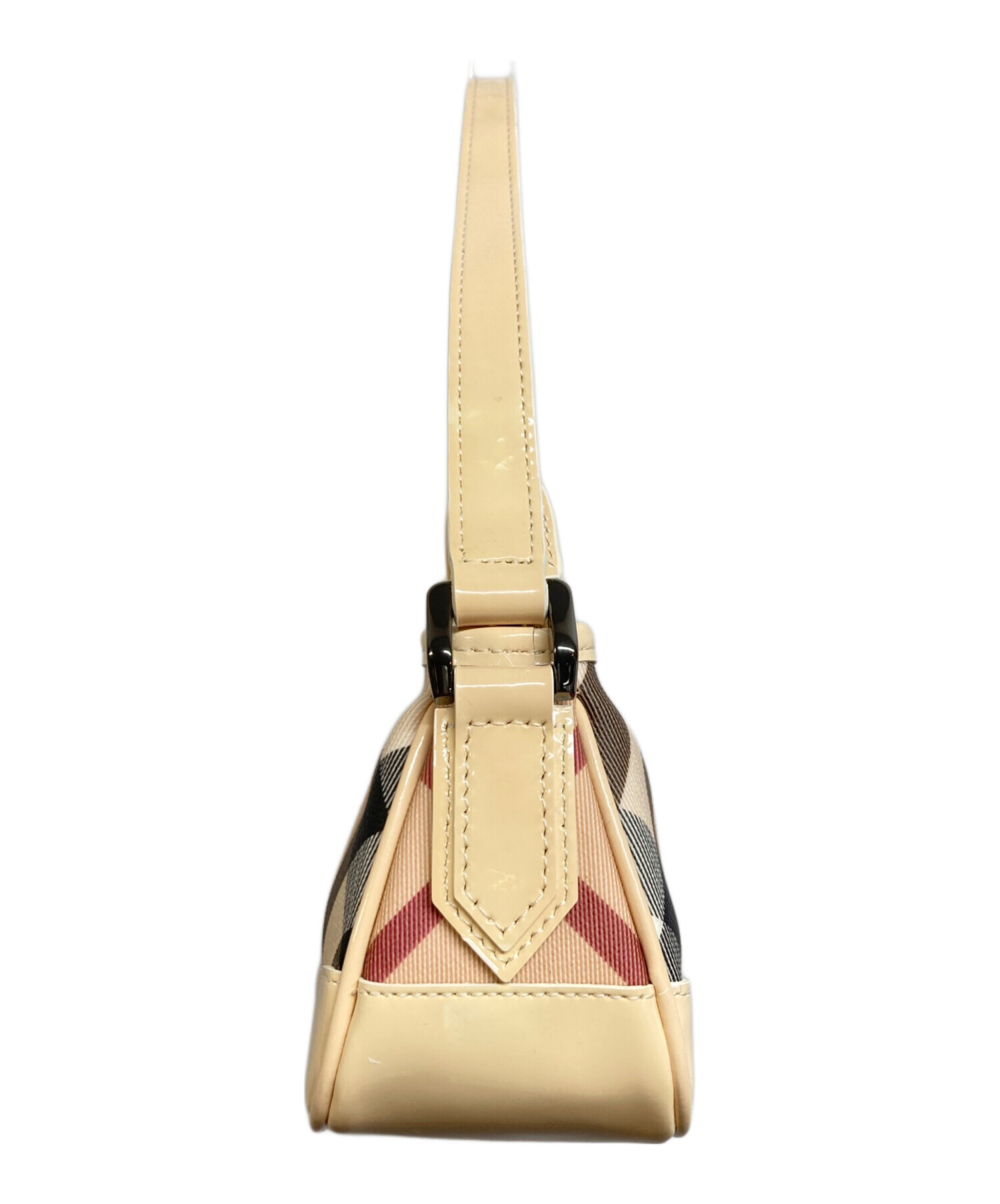 中古・古着通販】BURBERRY (バーバリー) エナメル切替ノヴァチェック 