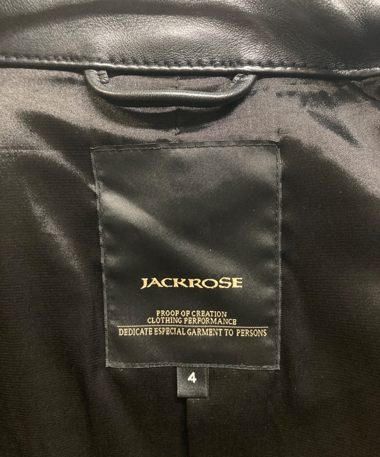 中古・古着通販】JACKROSE (ジャックローズ) シングルライダース 