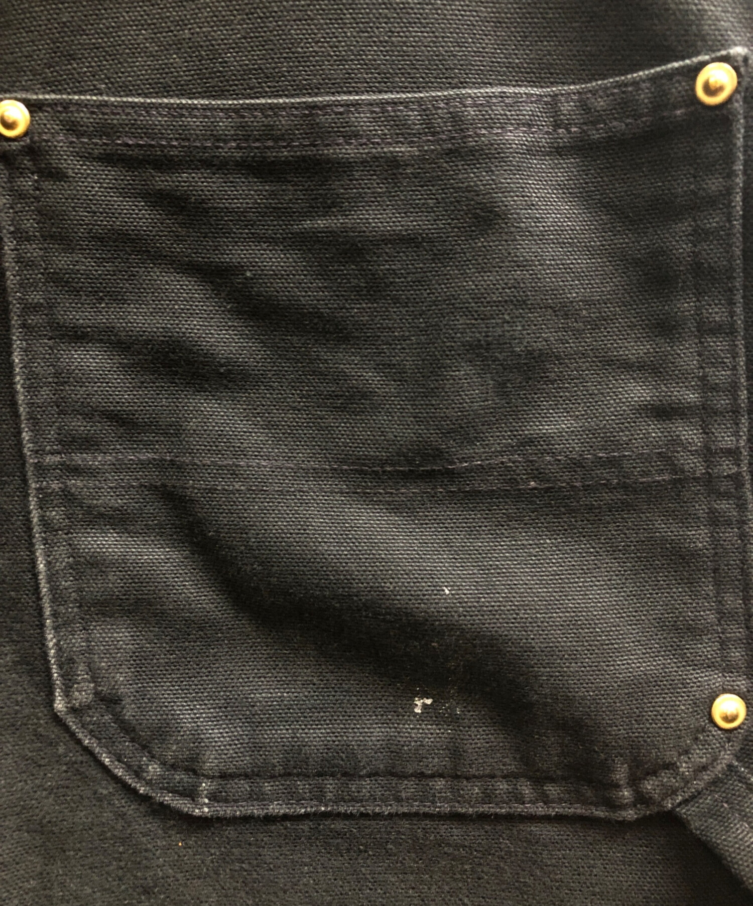 中古・古着通販】CarHartt (カーハート) DUCK BIB OVERALLS ブラック 