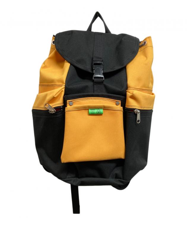 中古・古着通販】PORTER (ポーター) リュック ブラック×イエロー 
