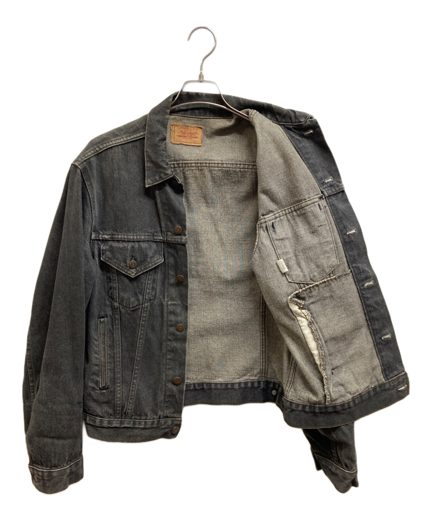 80年代リーバイスデニムジャケットUSA製 先染め Levi's（リーバイス） 80s USA製 57514 ケミカルウォッシュ デニム