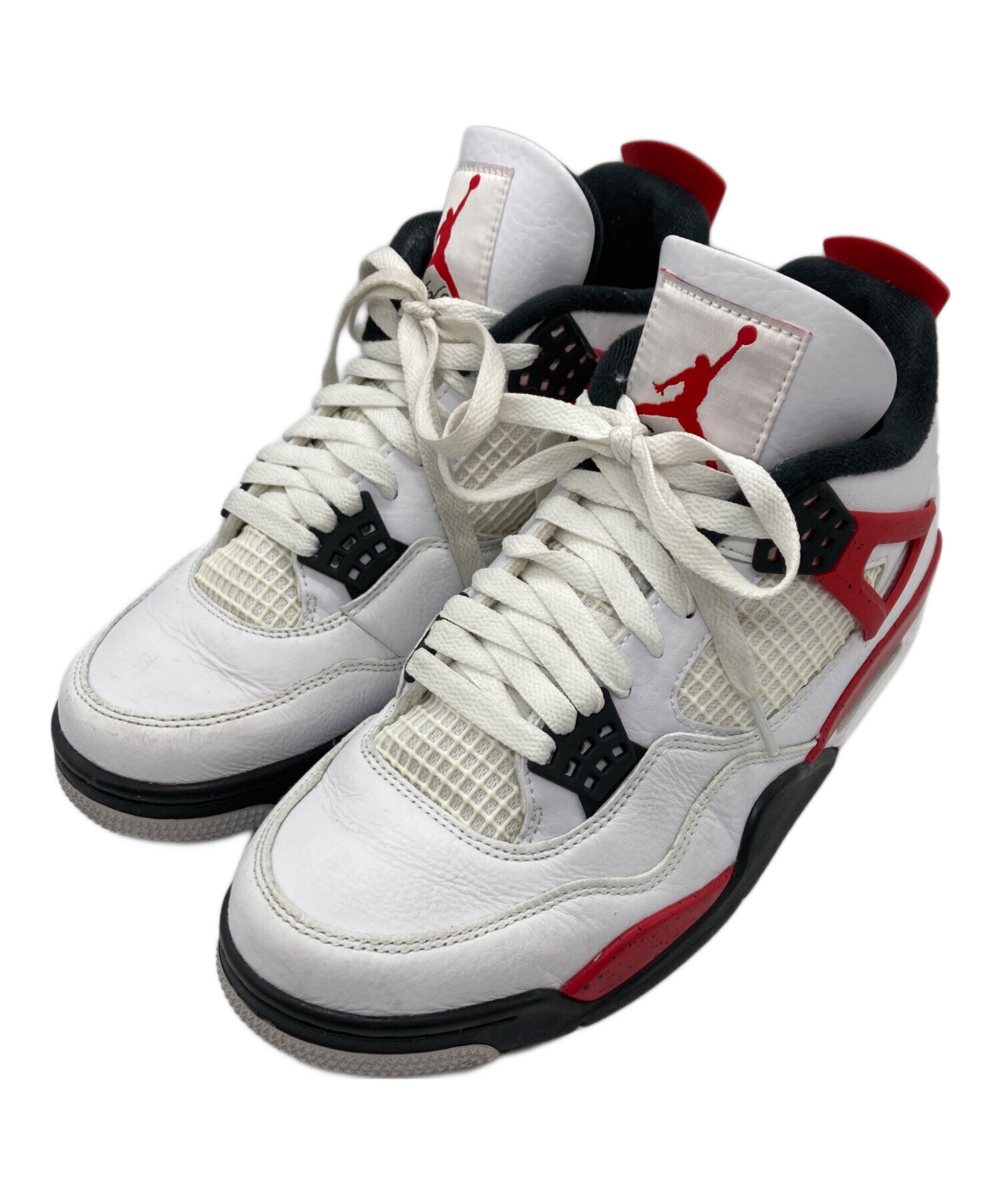 中古・古着通販】NIKE (ナイキ) AIR JORDAN 4 RETRO SE WHITE/FIRE RED 