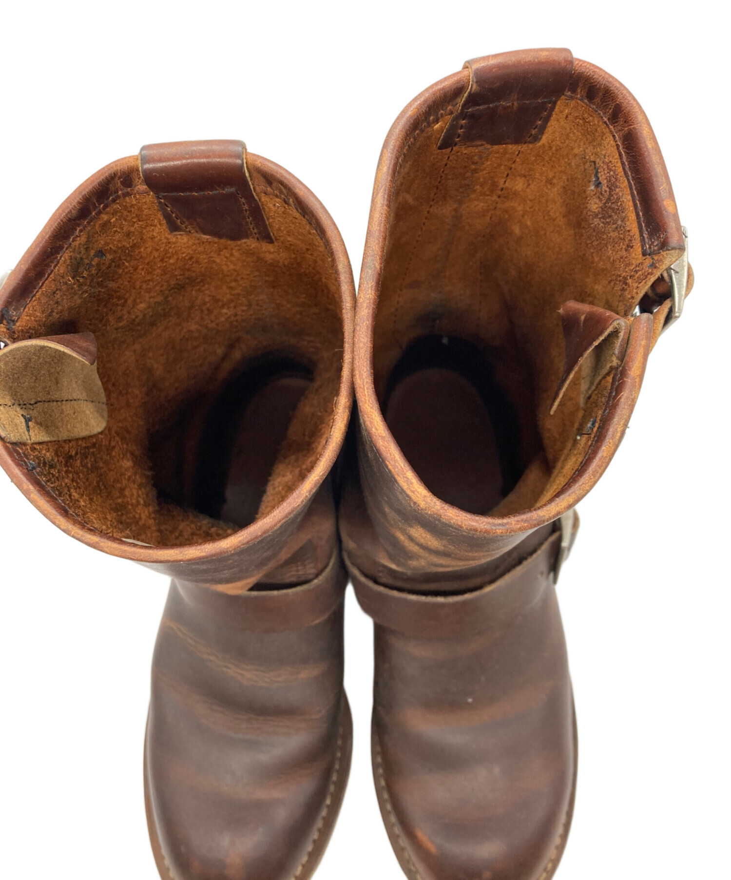Redwing ブラウン レザー エンジニアブーツ RED WING レッドウィング