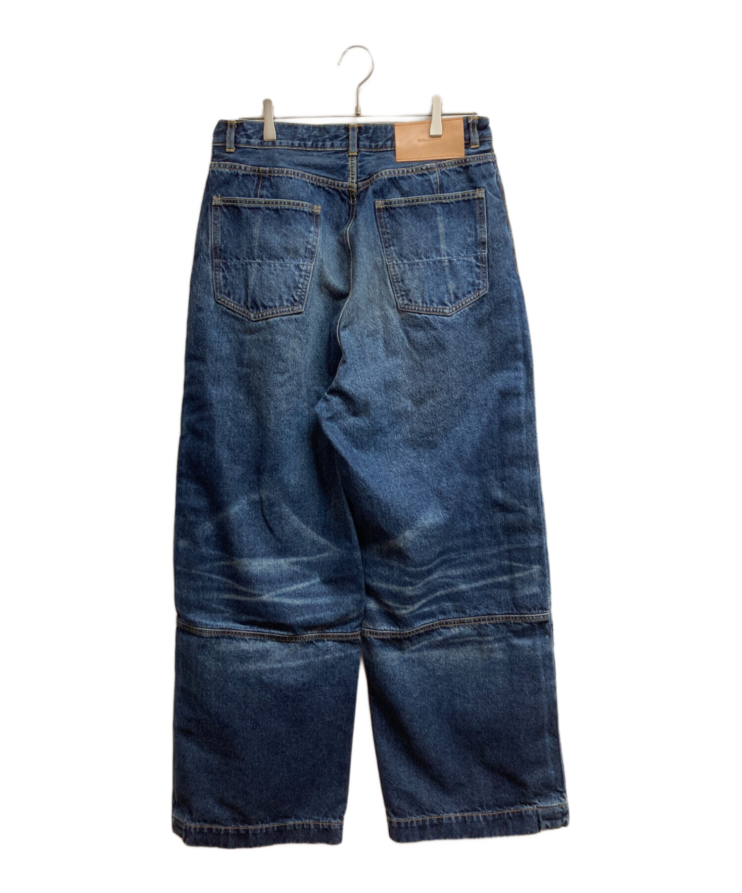 中古・古着通販】SUBLATIONS (サブレーションズ) WIDE SEAM DENIM 