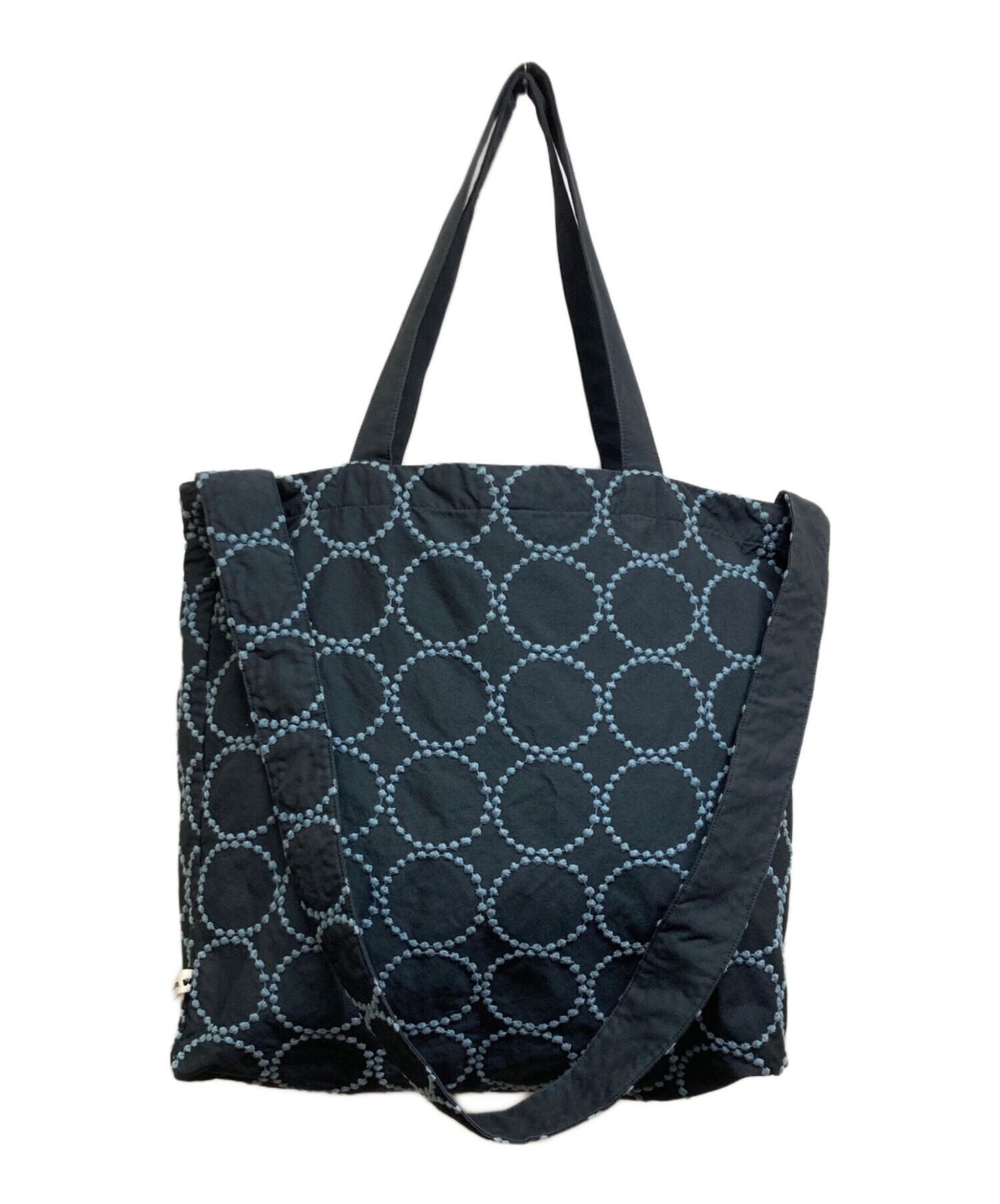 ミナペルホネン　tambourine　ラグ　ネイビー ミナペルホネン tambourine ラグ ネイビー ミナペルホネン タンバリン