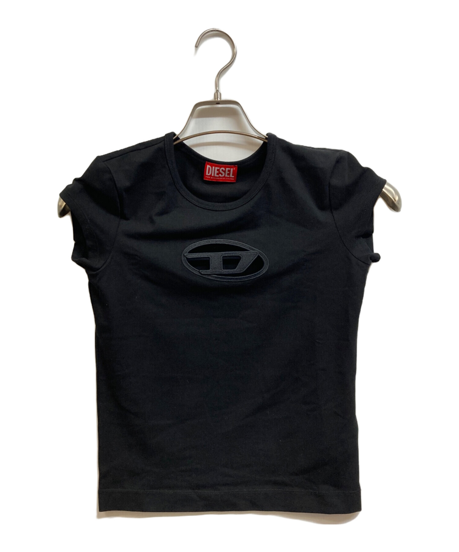 中古・古着通販】DIESEL (ディーゼル) オーバルDロゴTシャツ ブラック 