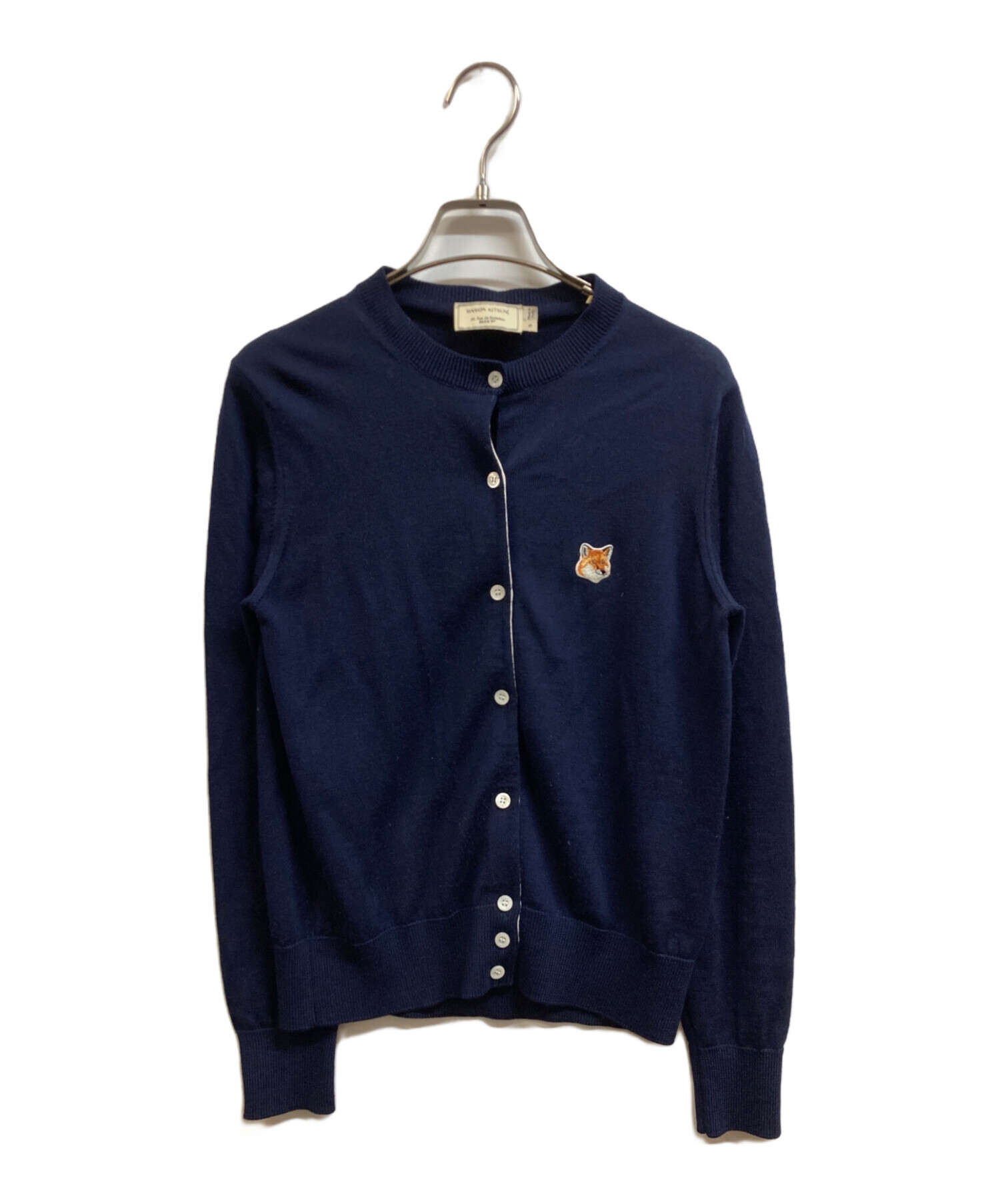 中古・古着通販】maison kitsune (メゾンキツネ) 丸首カーディガン 