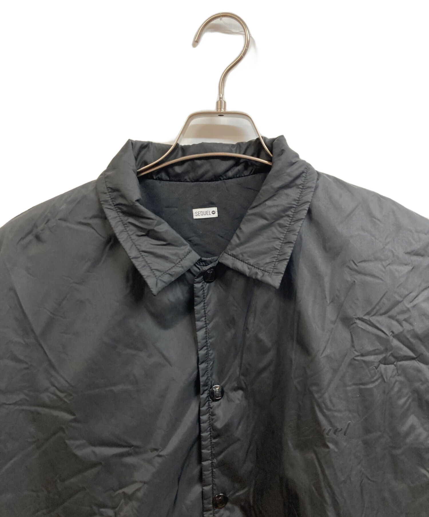 中古・古着通販】SEQUEL (シークエル) COACH JACKET ブラック サイズ