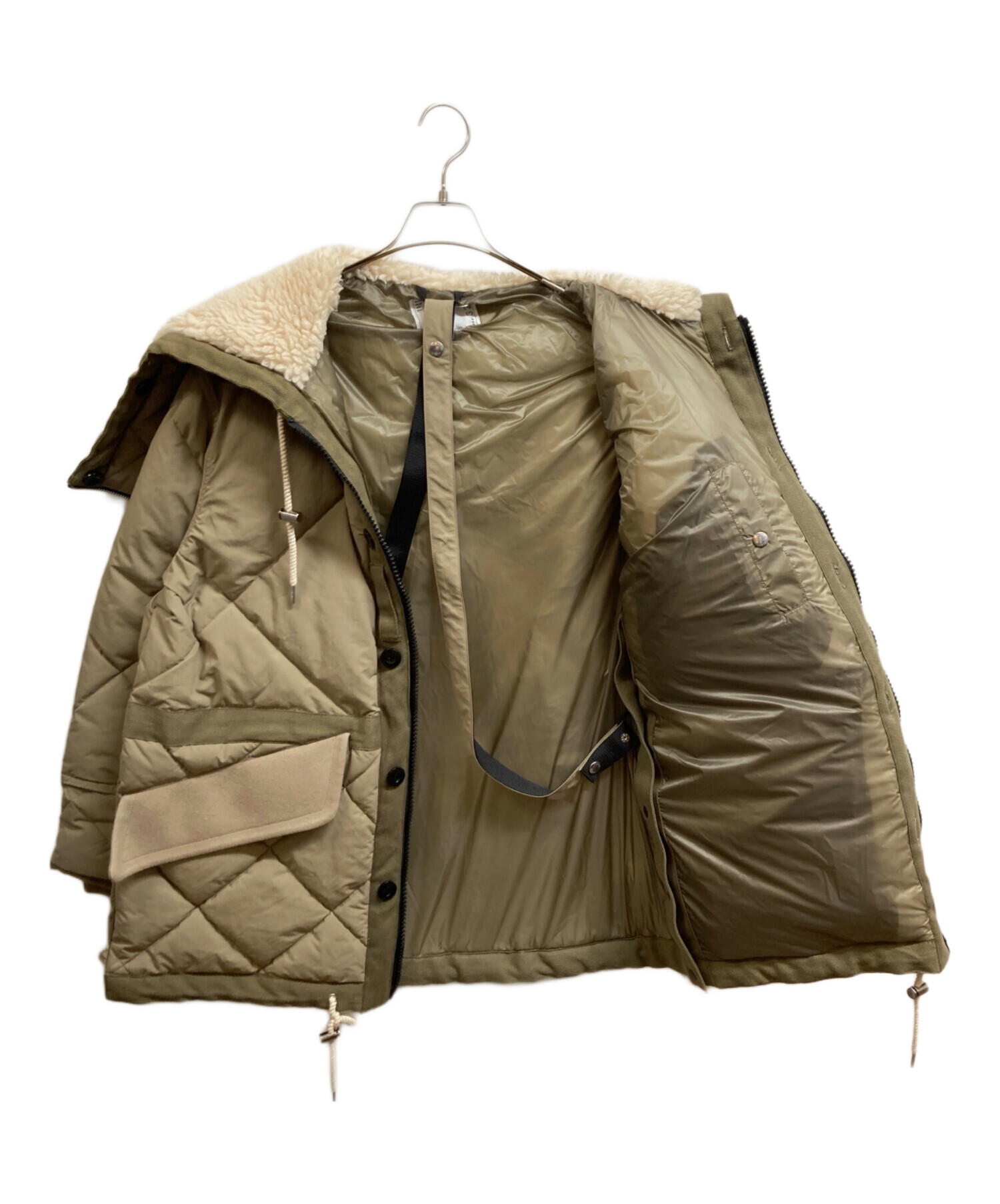 中古・古着通販】sacai (サカイ) Padded Blouson カーキ サイズ:2