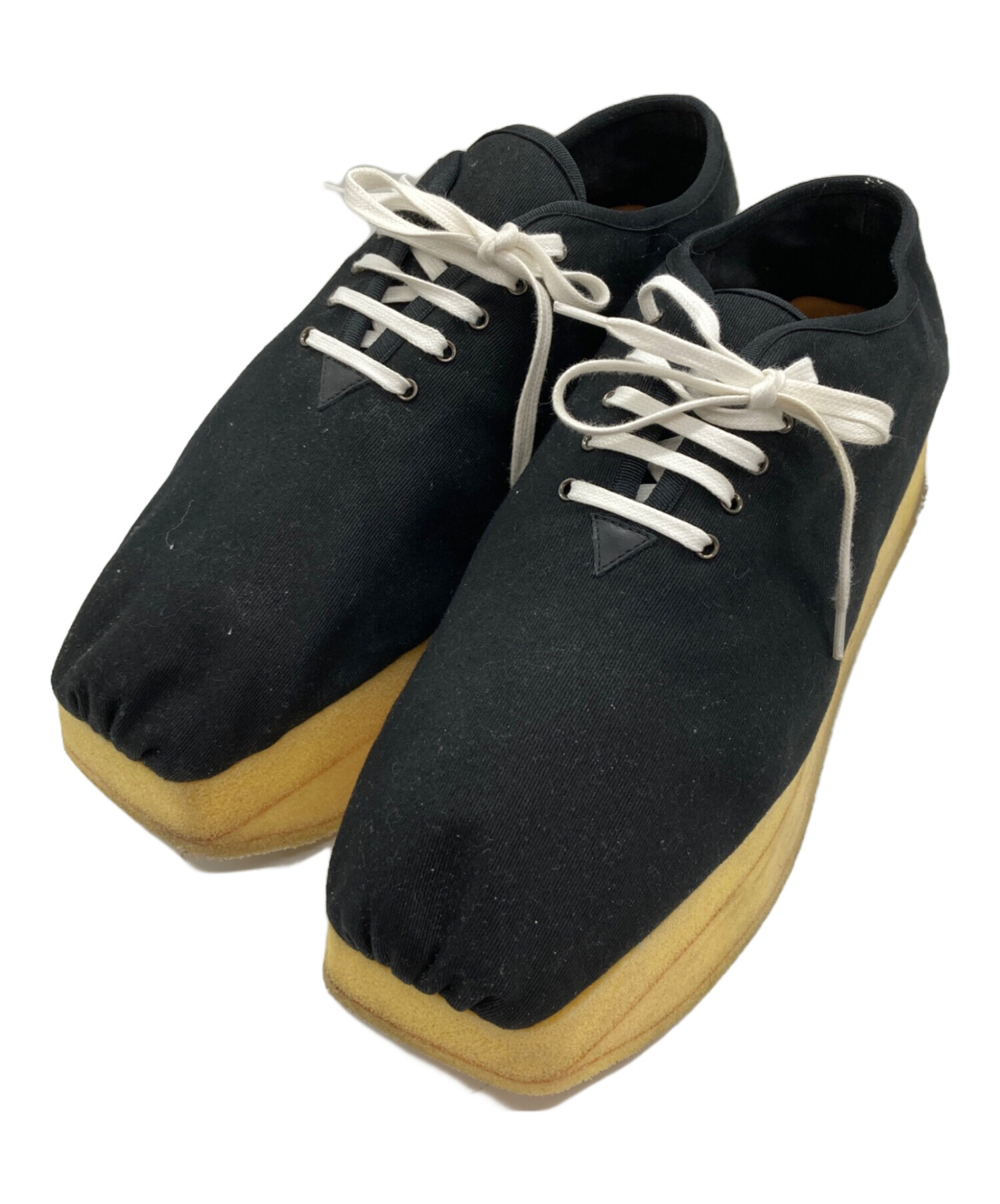 中古・古着通販】MARNI (マルニ) Black Canvas Sneakers ブラック 