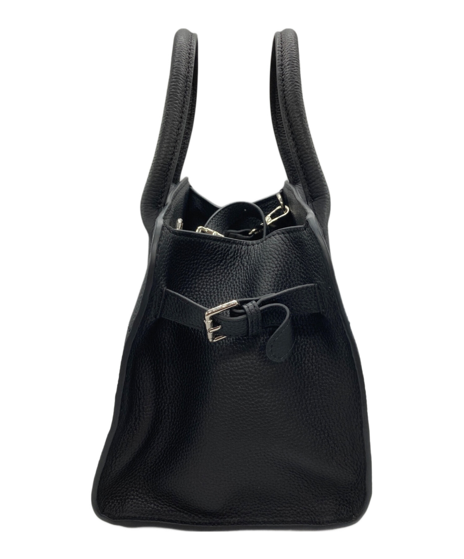 中古・古着通販】JISTORY (ジストリー) SIDE BELT BOSTON BAG ブラック