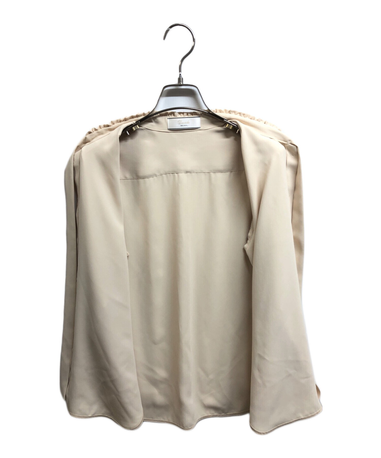 中古・古着通販】BEIGE (ベイジ) EVAブラウス ベージュ サイズ:32