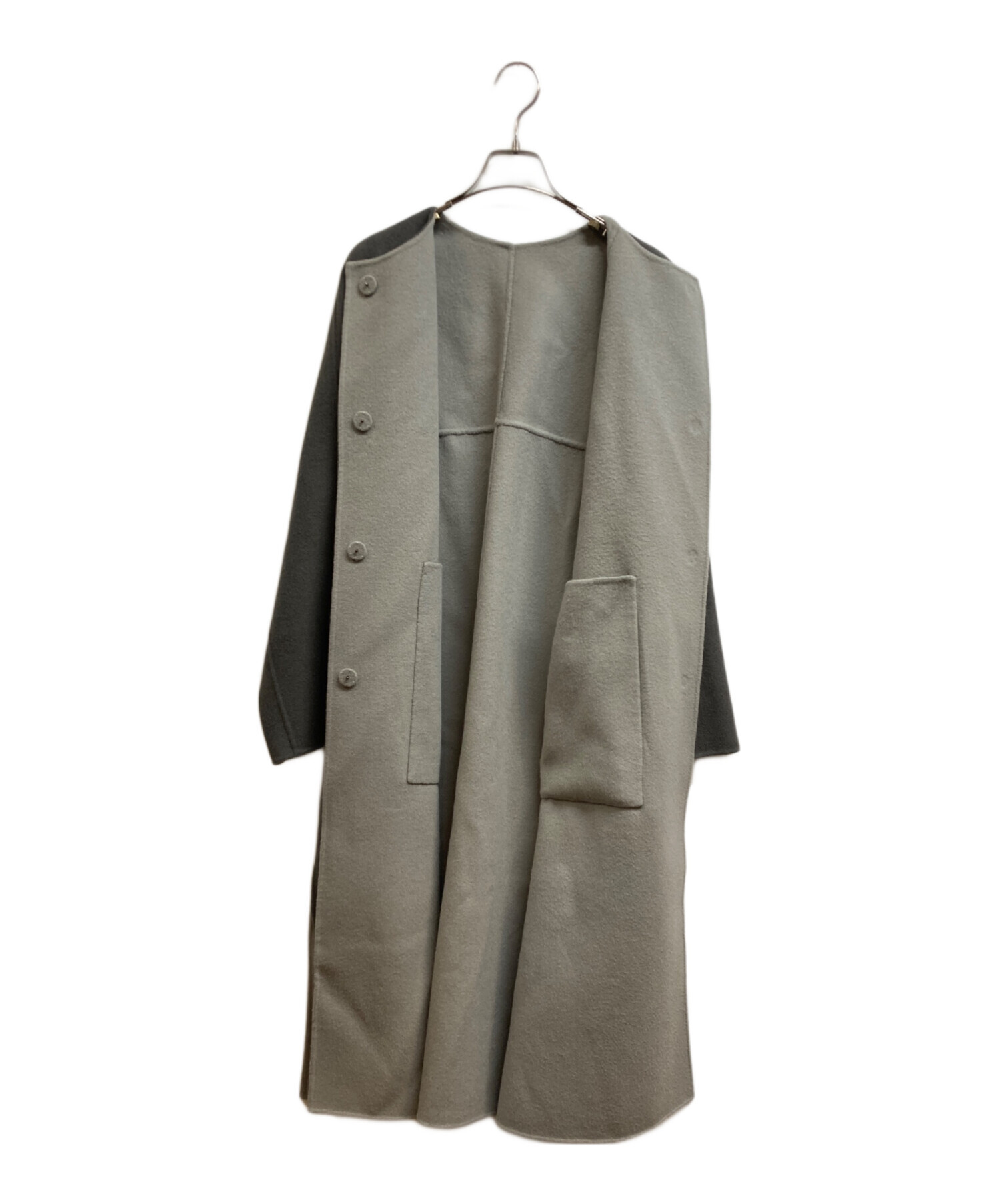 中古・古着通販】ADORE (アドーア) カシミヤ混ウール 2TONEリバー