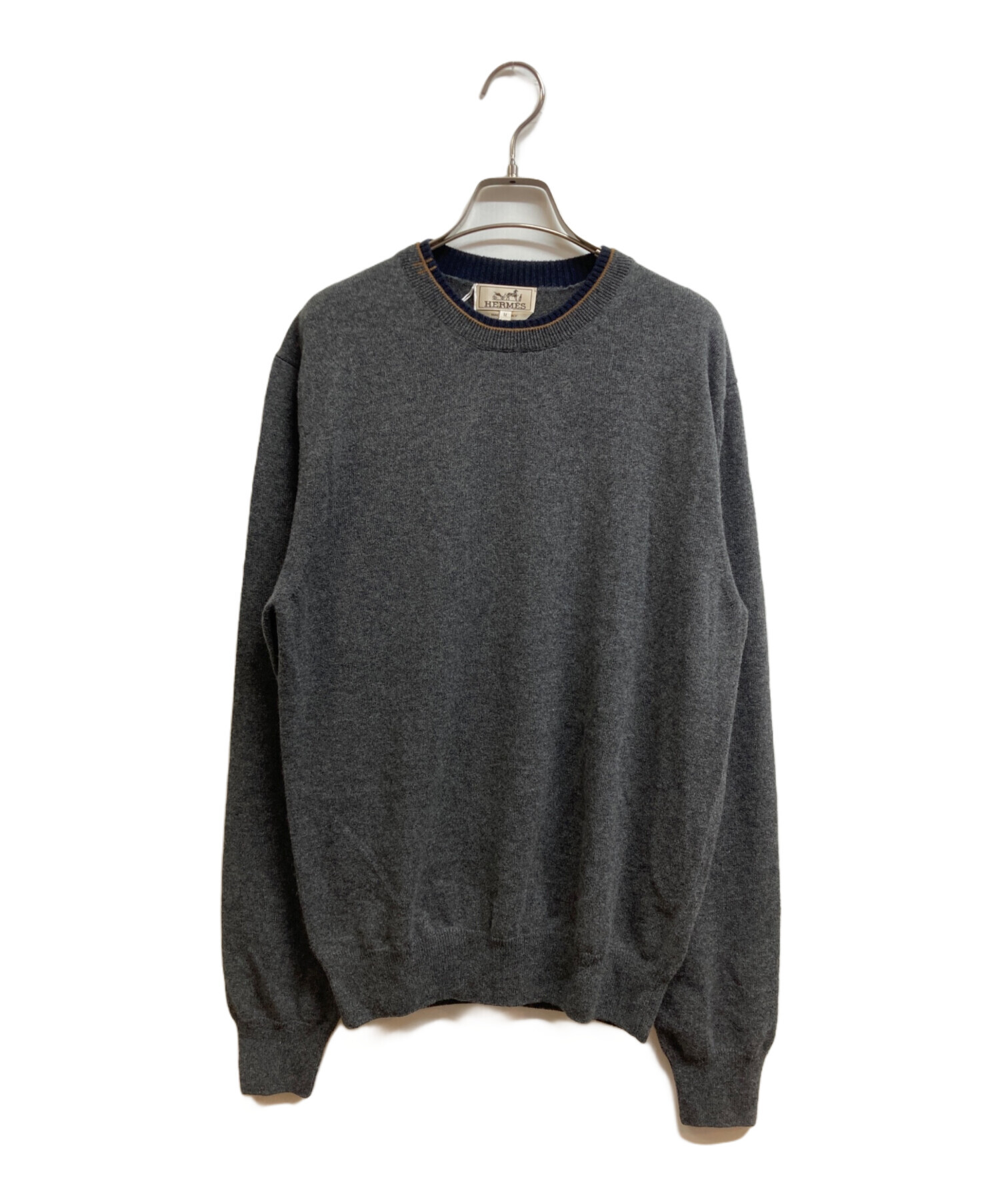 中古・古着通販】HERMES (エルメス) 23AW ラウンドネック ニット 