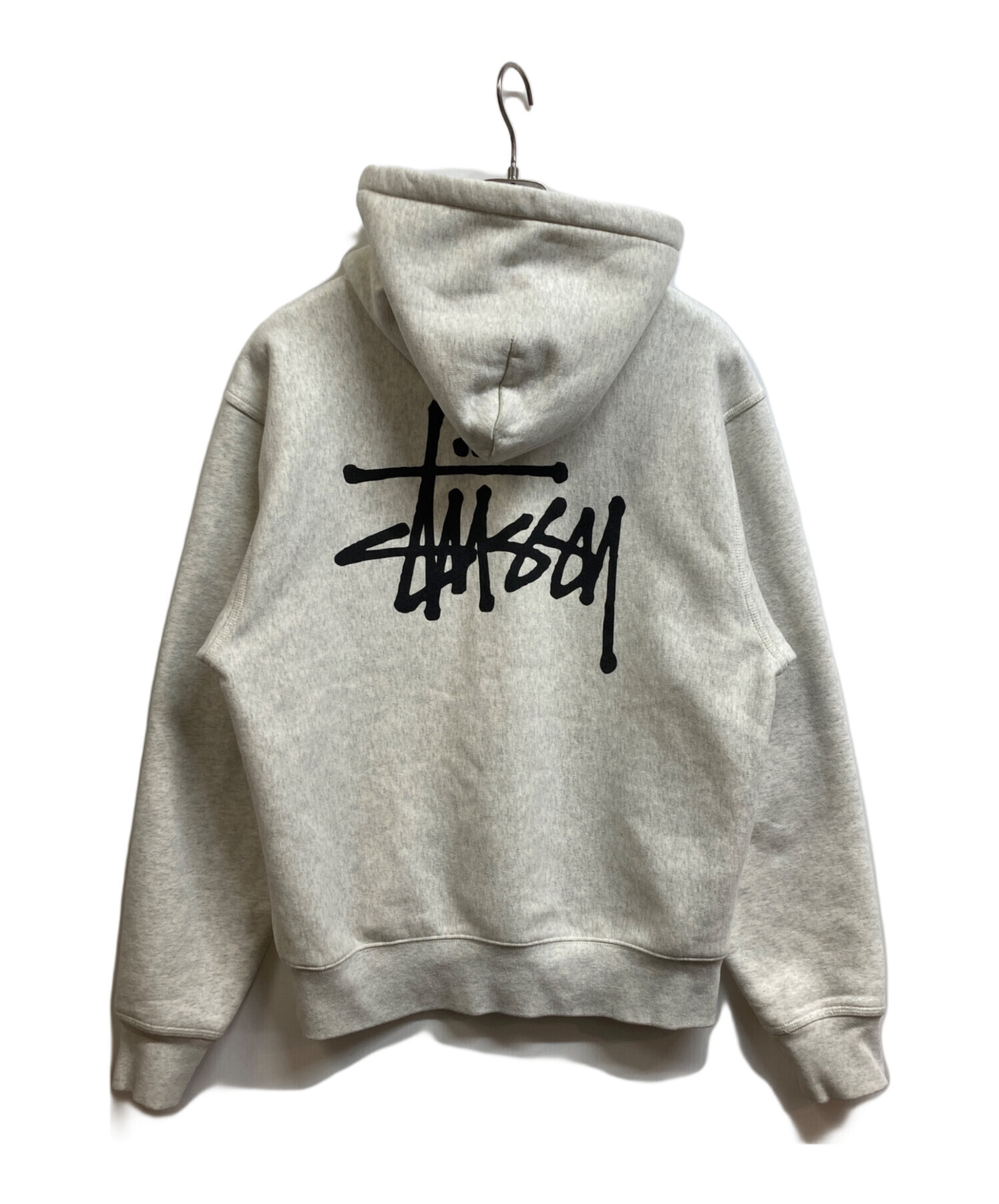中古・古着通販】stussy (ステューシー) プルオーバーパーカー グレー 