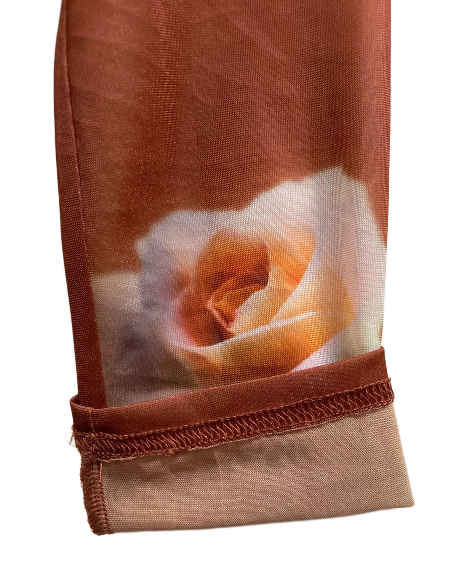 中古・古着通販】AMERI (アメリ) 2WAY SMOKE FLOWER SHEER TOP マルチ