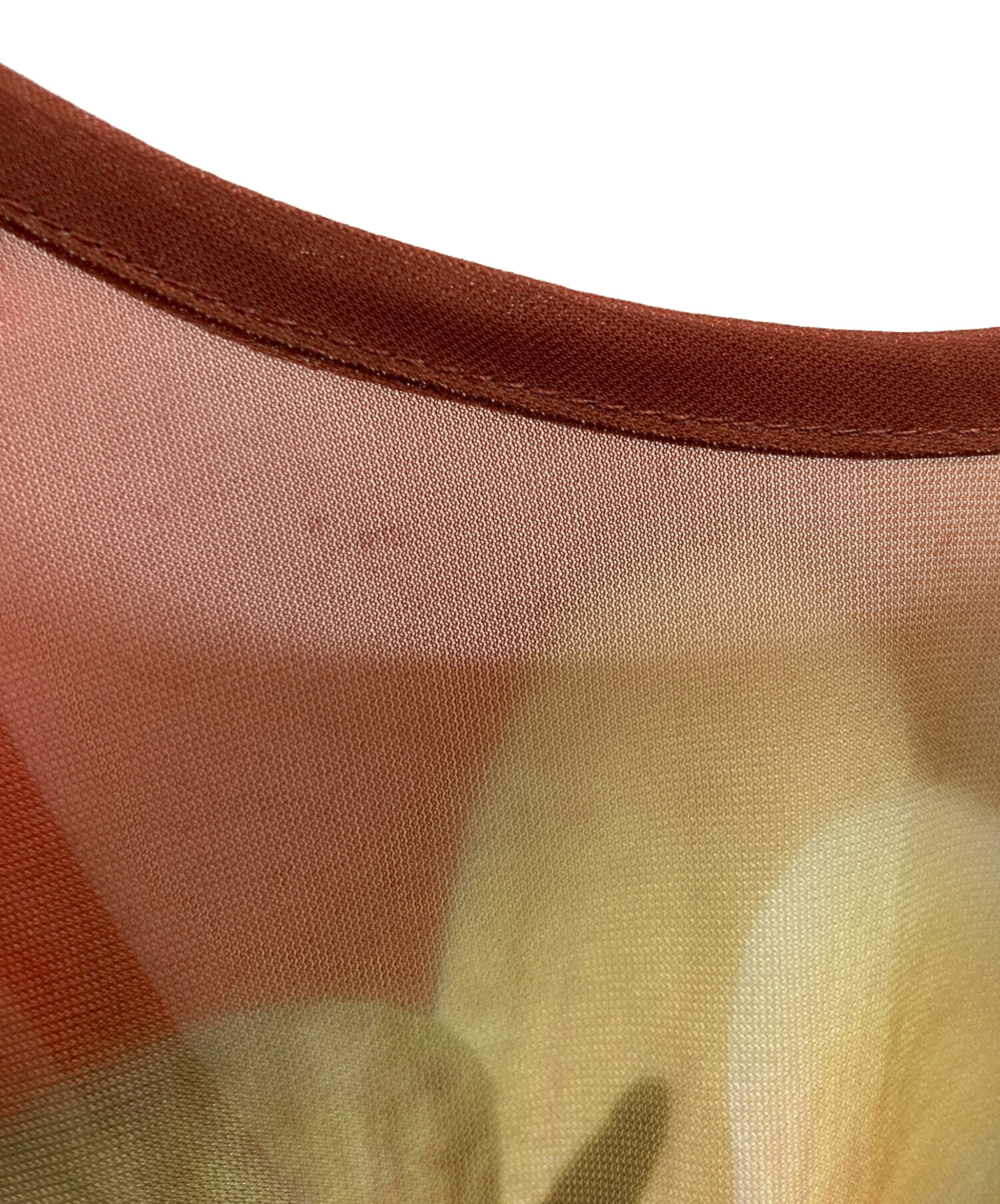 中古・古着通販】AMERI (アメリ) 2WAY SMOKE FLOWER SHEER TOP マルチ