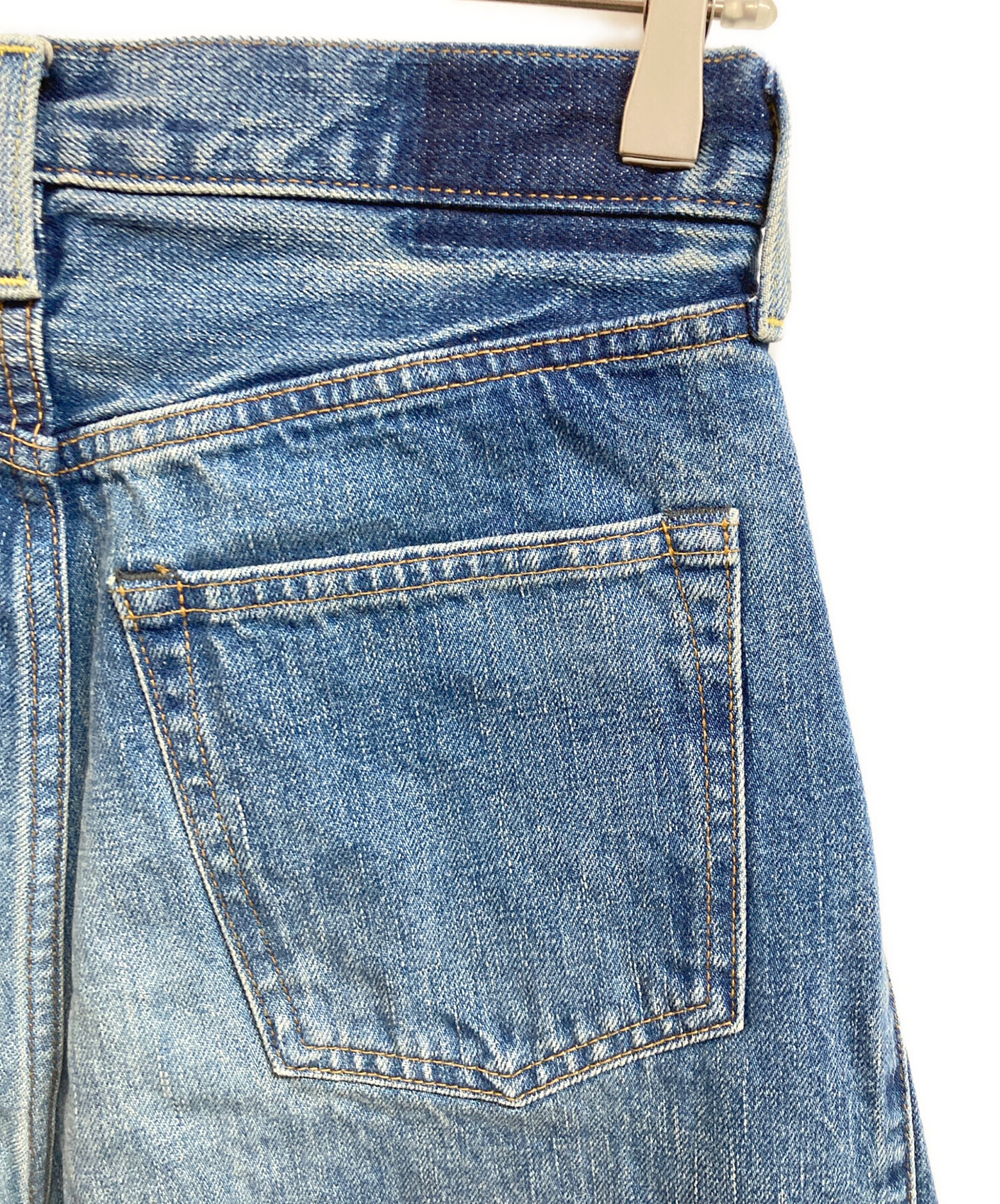 中古・古着通販】HYKE (ハイク) BARREL LEG JEANS ブルー サイズ:1 未 