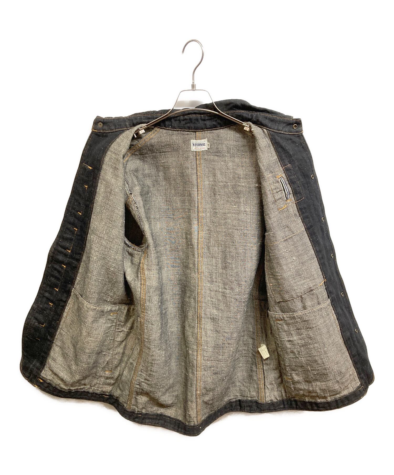 中古・古着通販】ETERNAL (エターナル) ヒッコリー ストライプパッチ