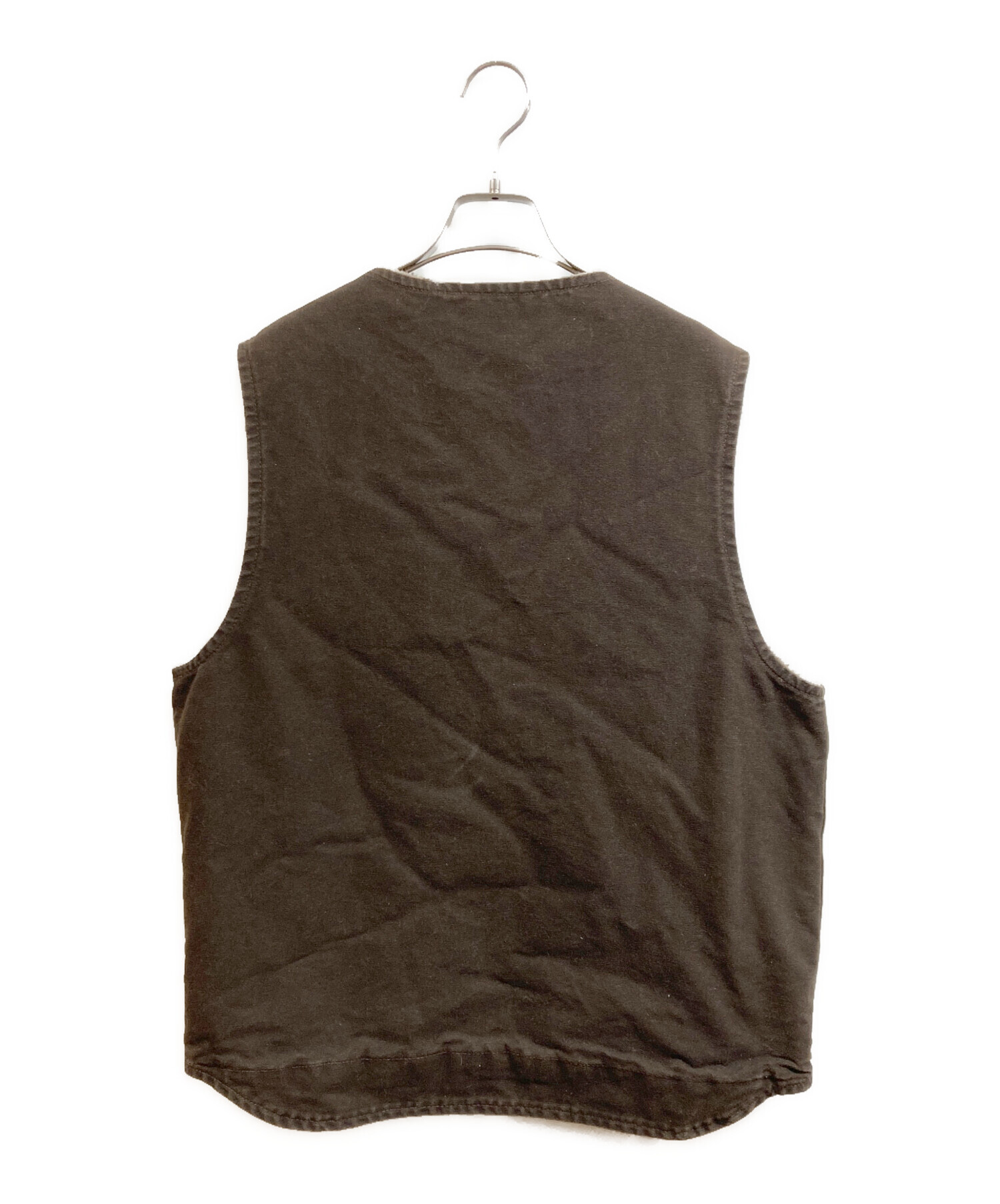 中古・古着通販】CarHartt (カーハート) 裏ボアベスト ブラウン サイズ 