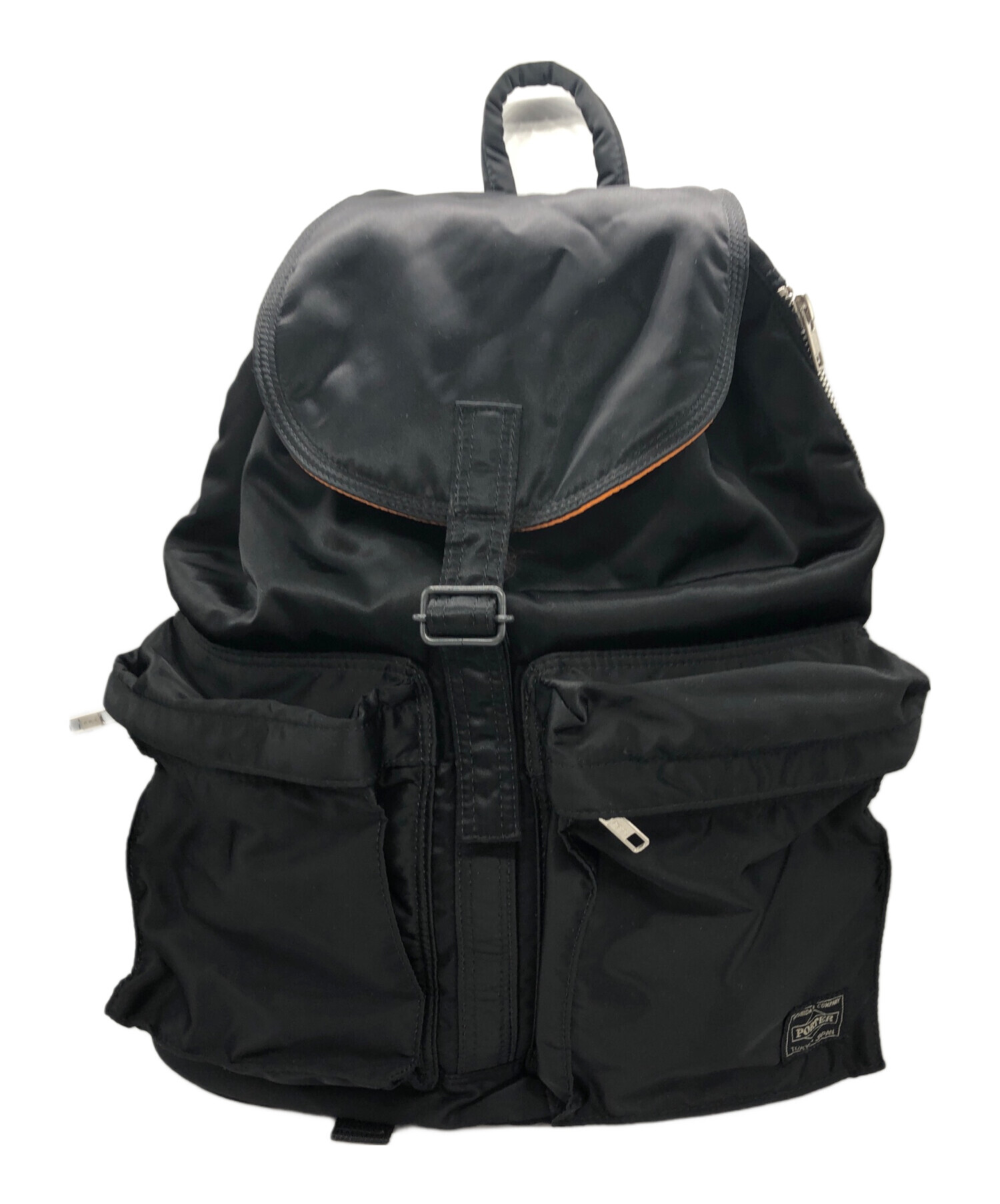 中古・古着通販】PORTER (ポーター) ナイロンリュック ブラック 